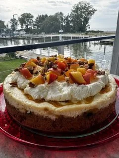 Peach Cheesecake