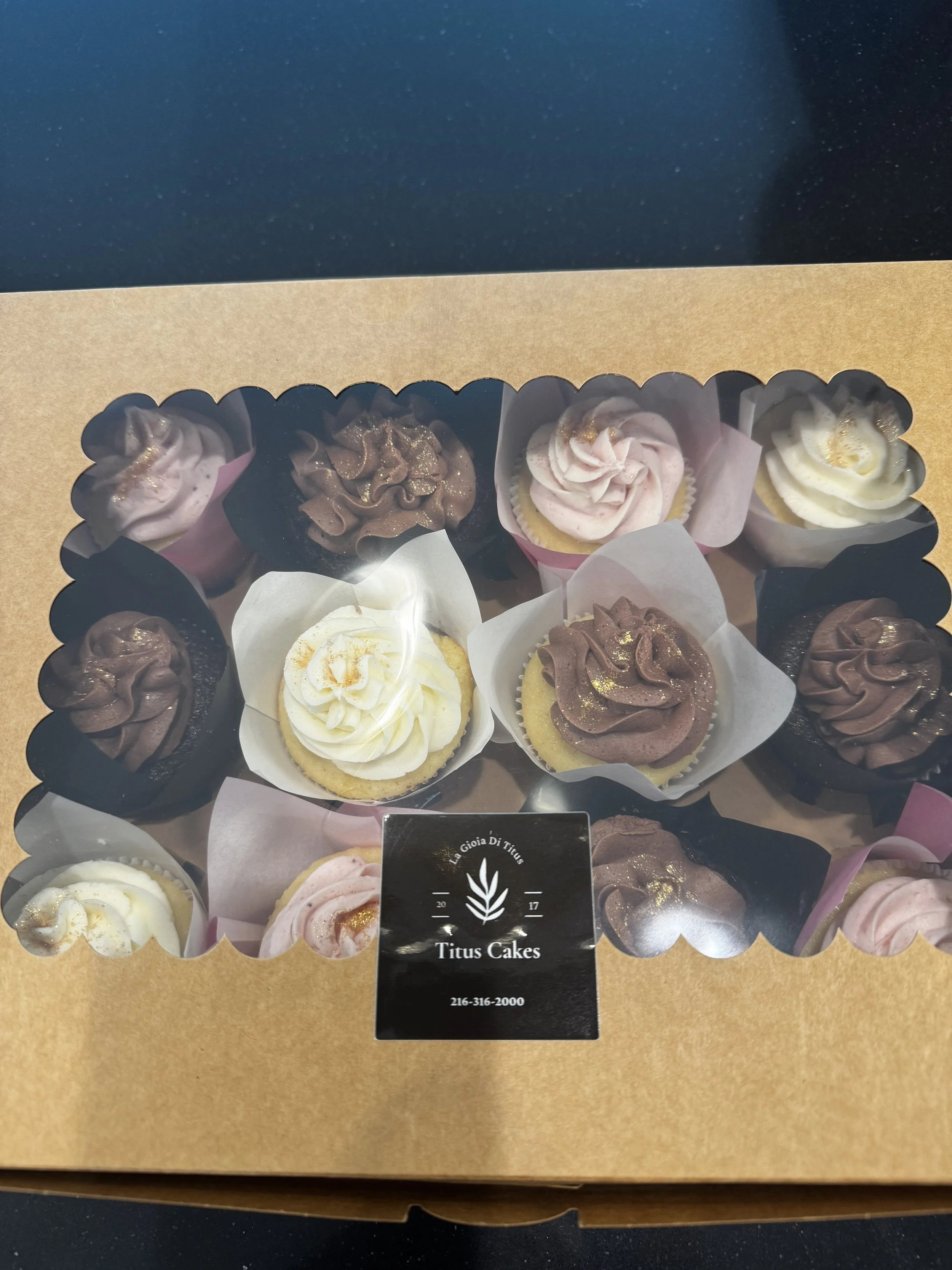 Neopolitan Cupcakes - Chocolate Vanilla Strawberry