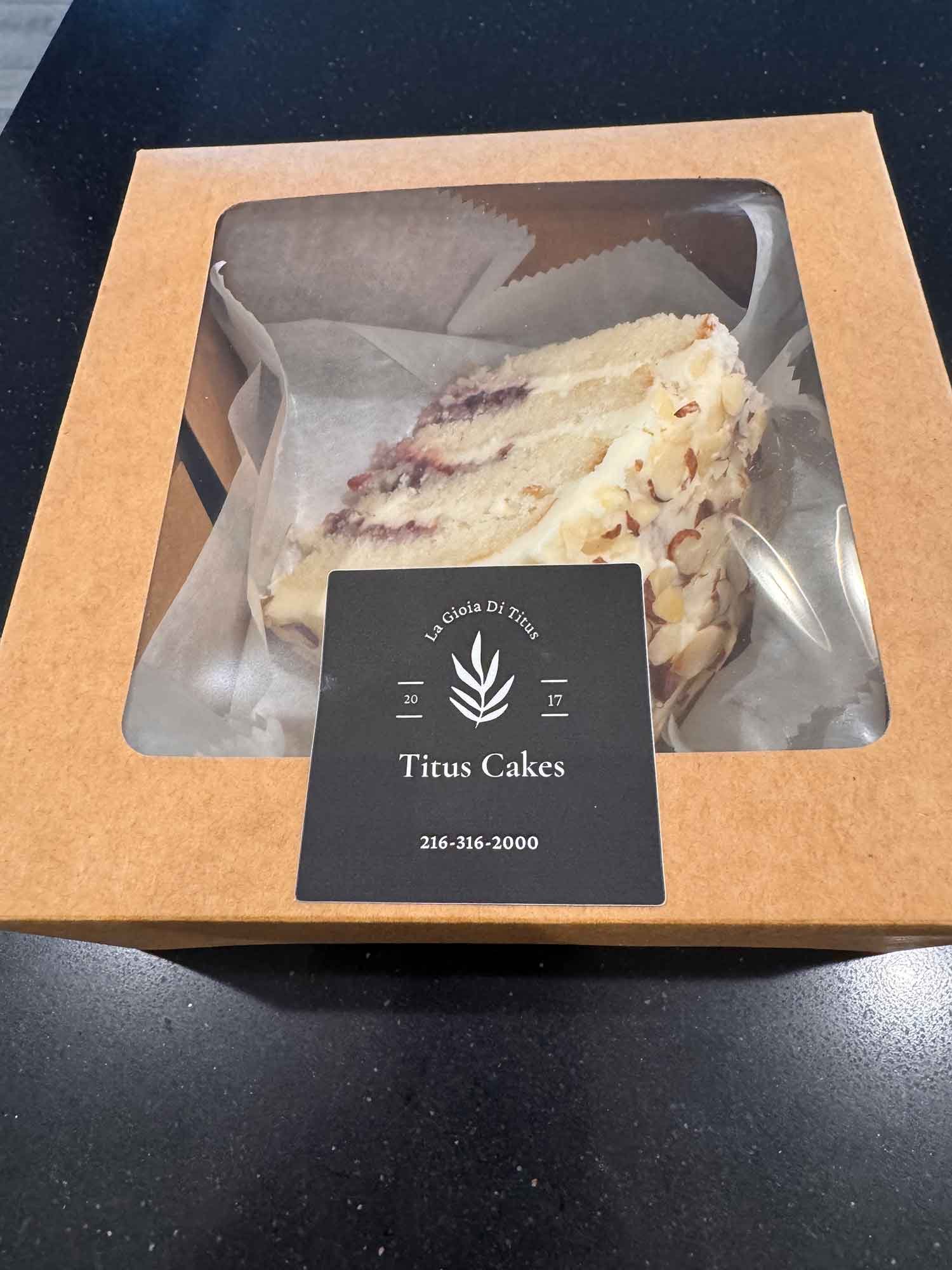 Boxed Cake Slices