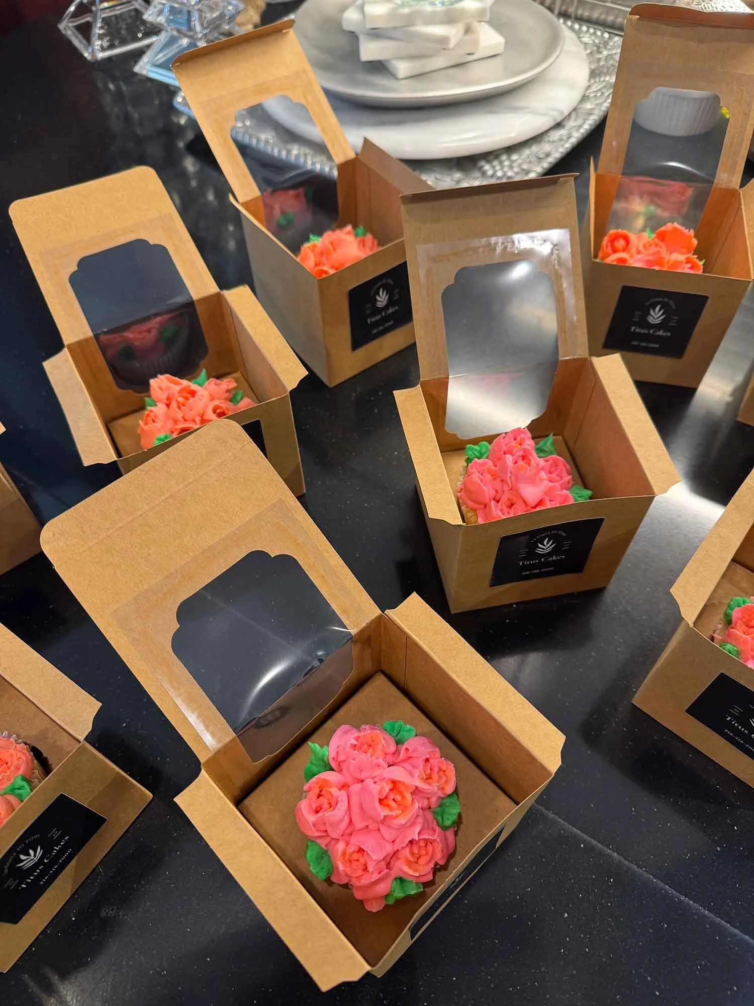 Boxed Cupcakes for Gifts