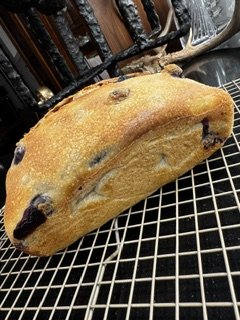 Soft Blueberry Sourdough Loaf Bread