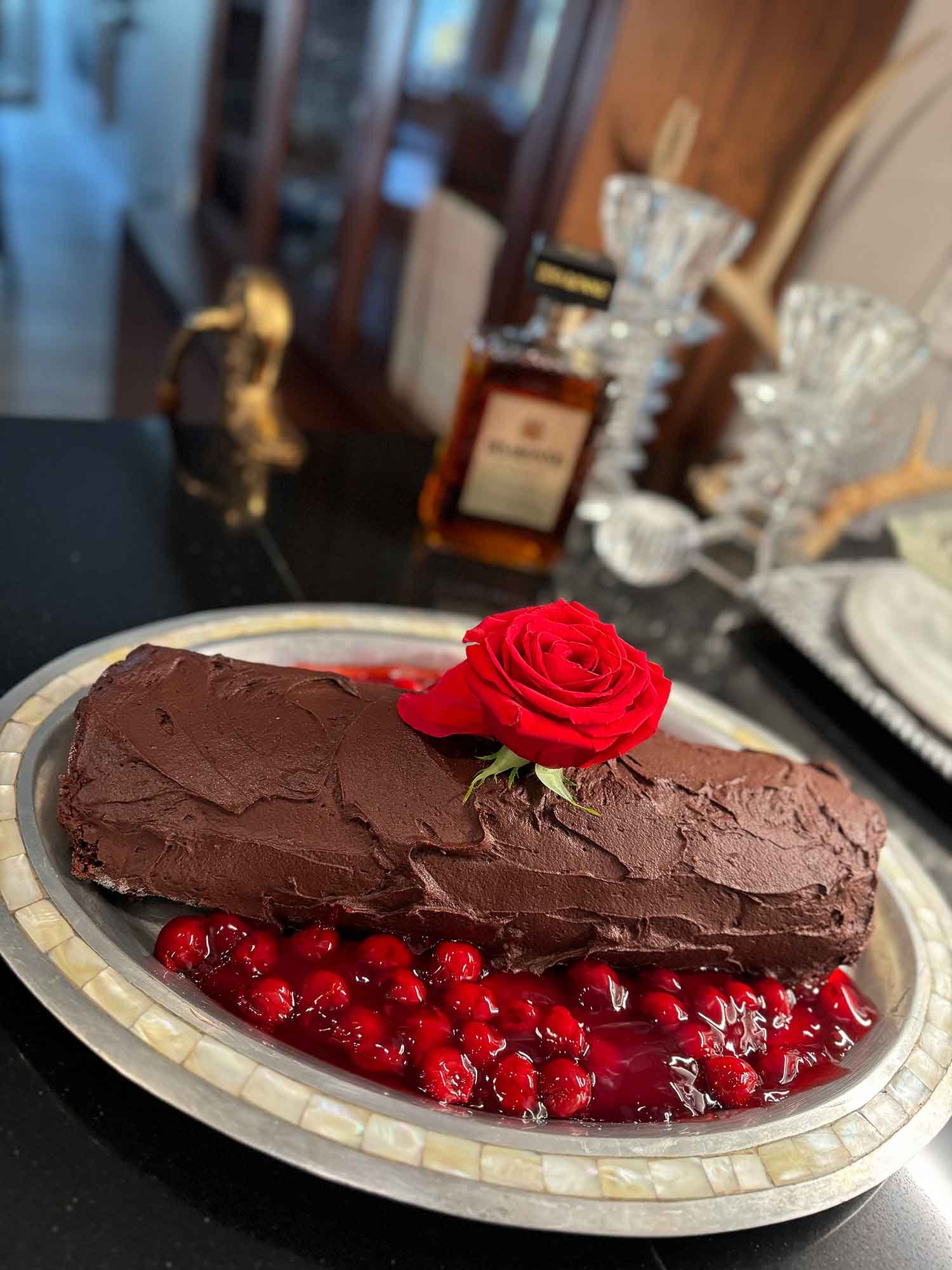 Black Forest Roll Cake