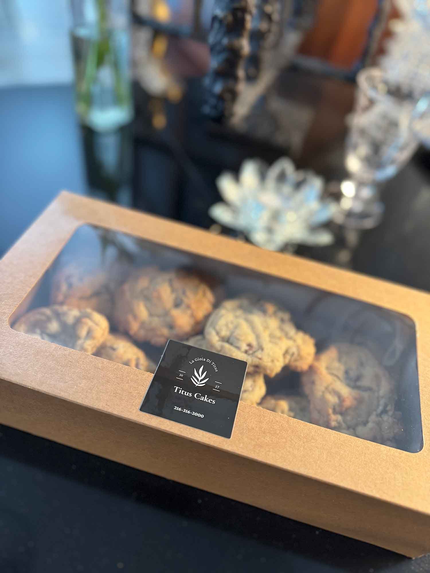 Chocolate Chip Cookies with Bourbon soaked Walnuts