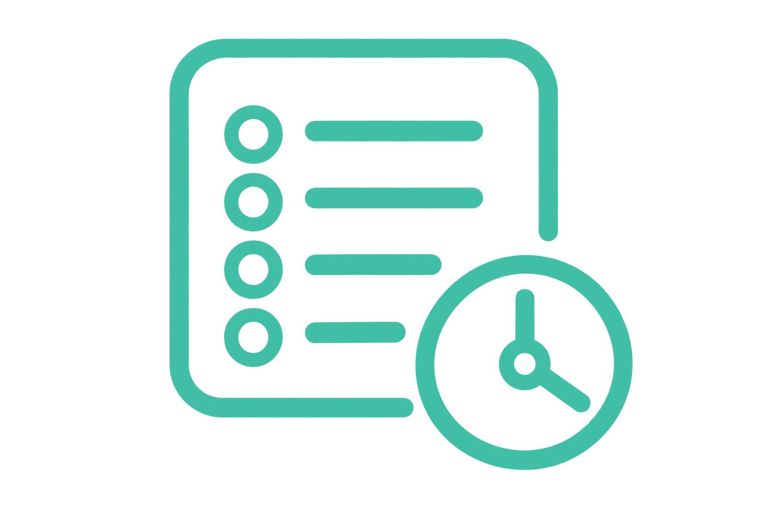 Flexible performance times icon