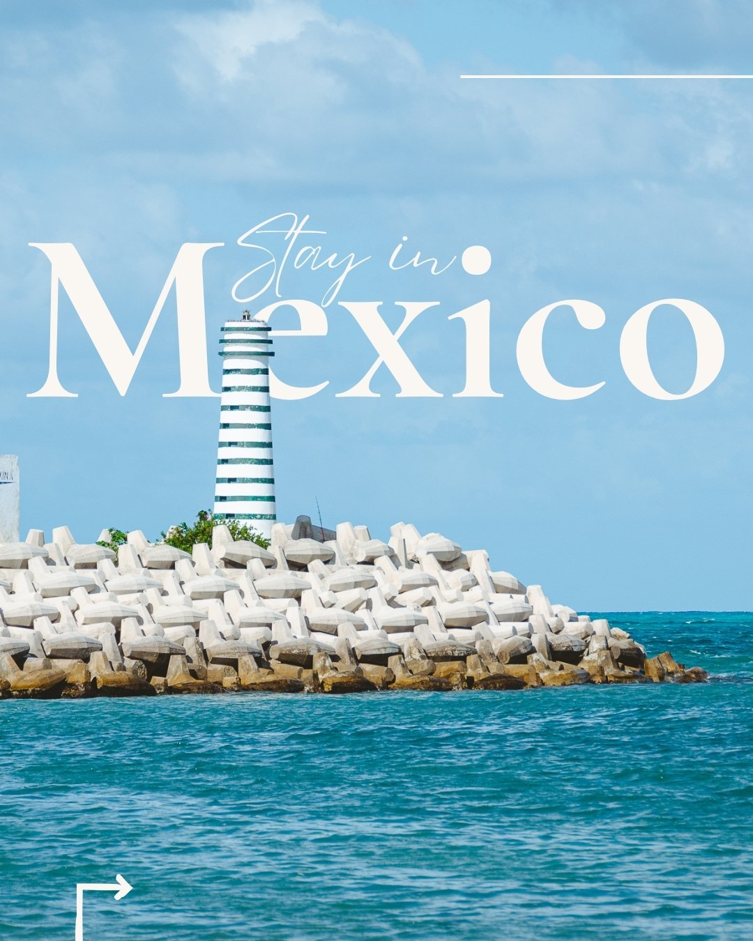 📩 Send this to the girl who thinks Cancun isn't her vibe. I thought that too. 
My first trip was fun and loud and exactly what you'd expect. So every time I wanted a beach getaway after that I kept looking at other spots. Then I finally gave Cancun 