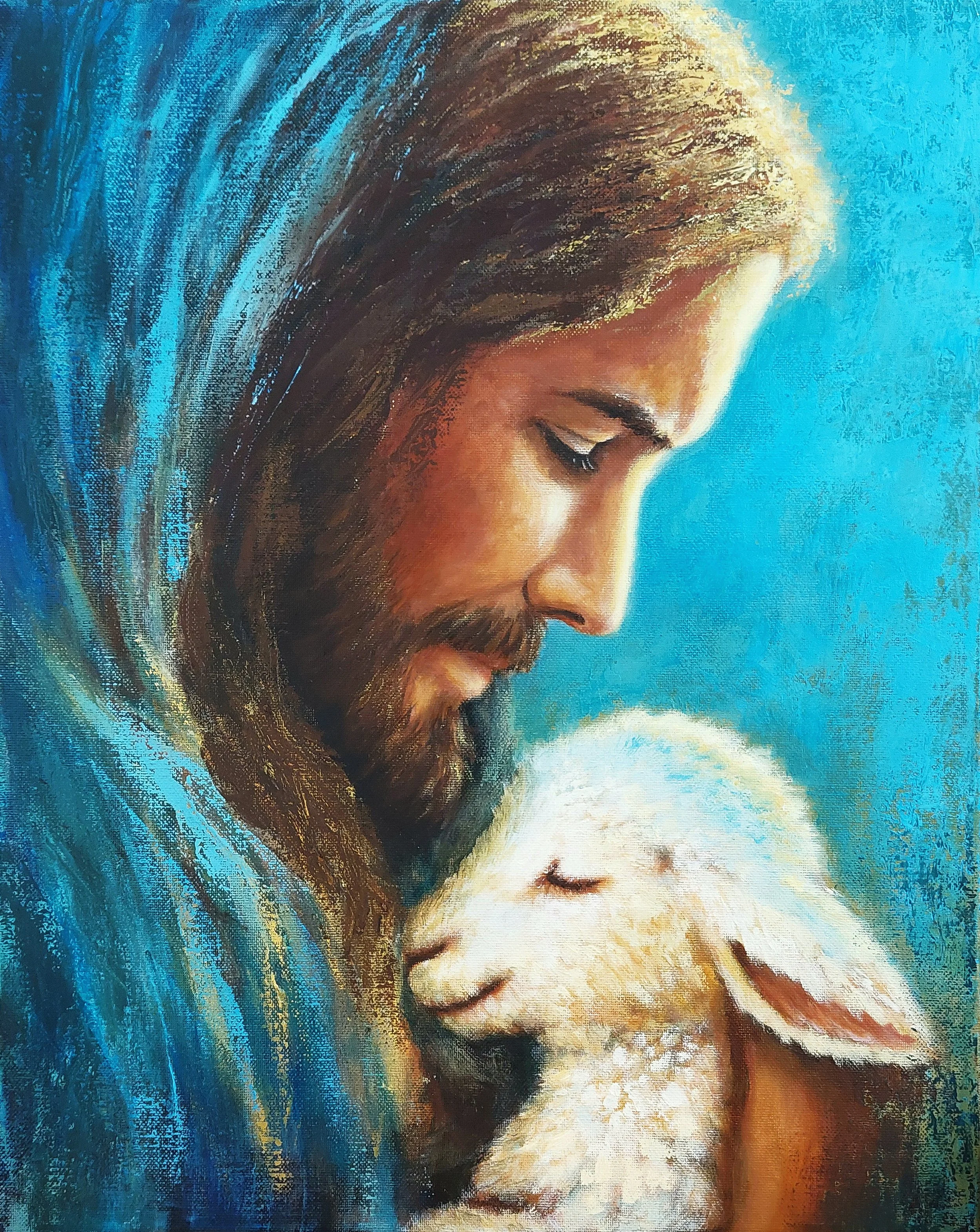 "Held in Love" Oil Painting