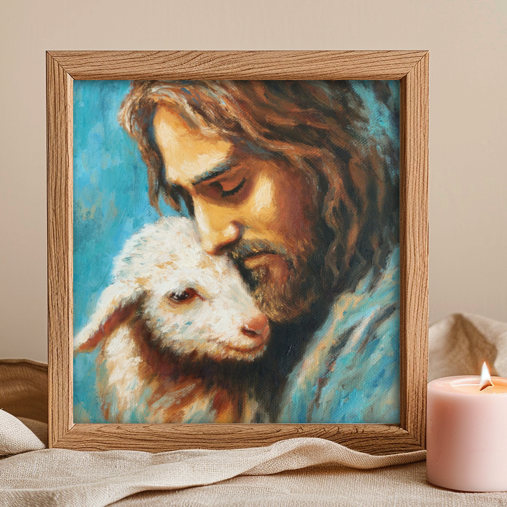 The Good Shepherd Painting Poster Print