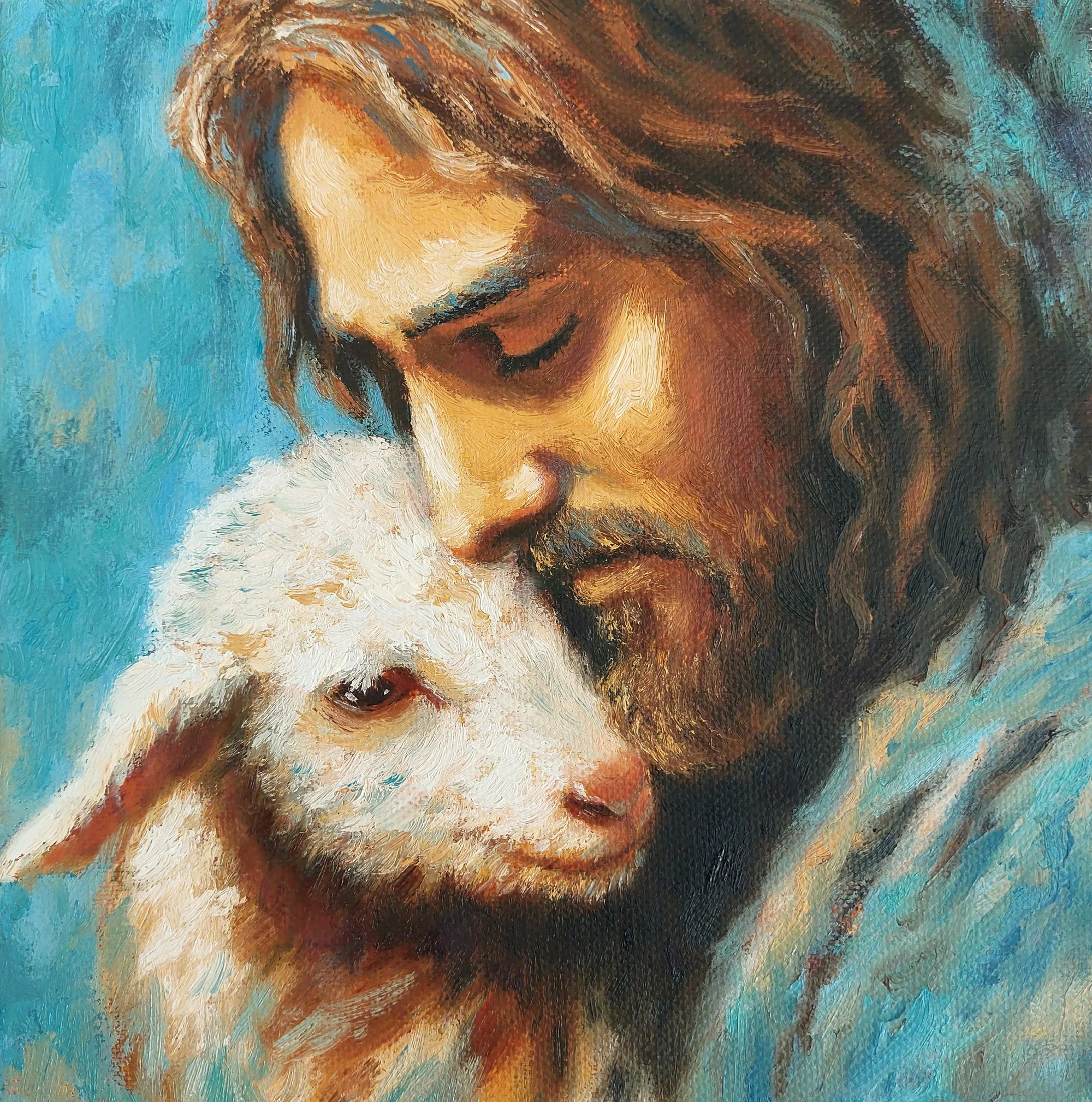 "Held so close" Oil Painting