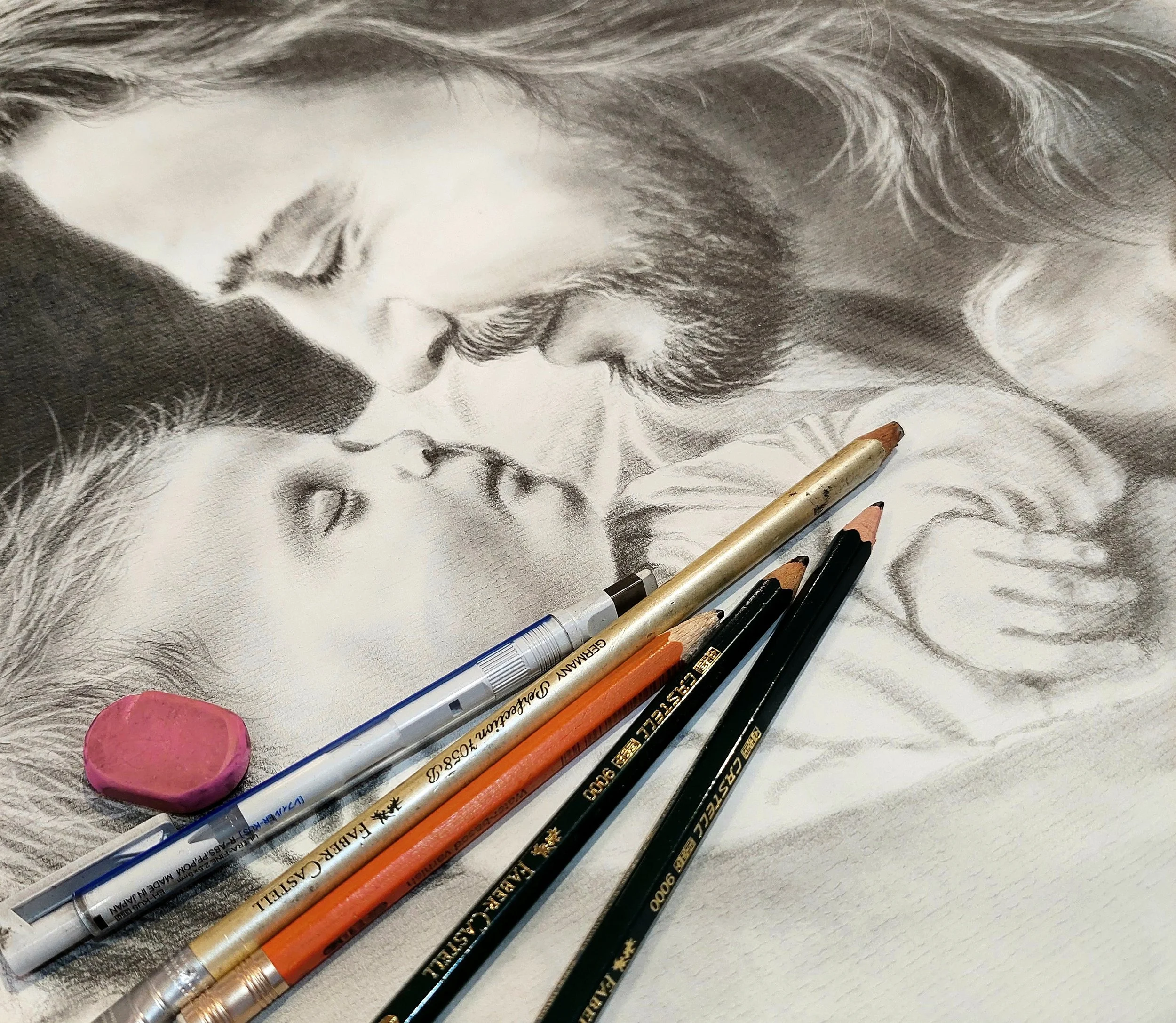 "Wonderfully Made" drawing