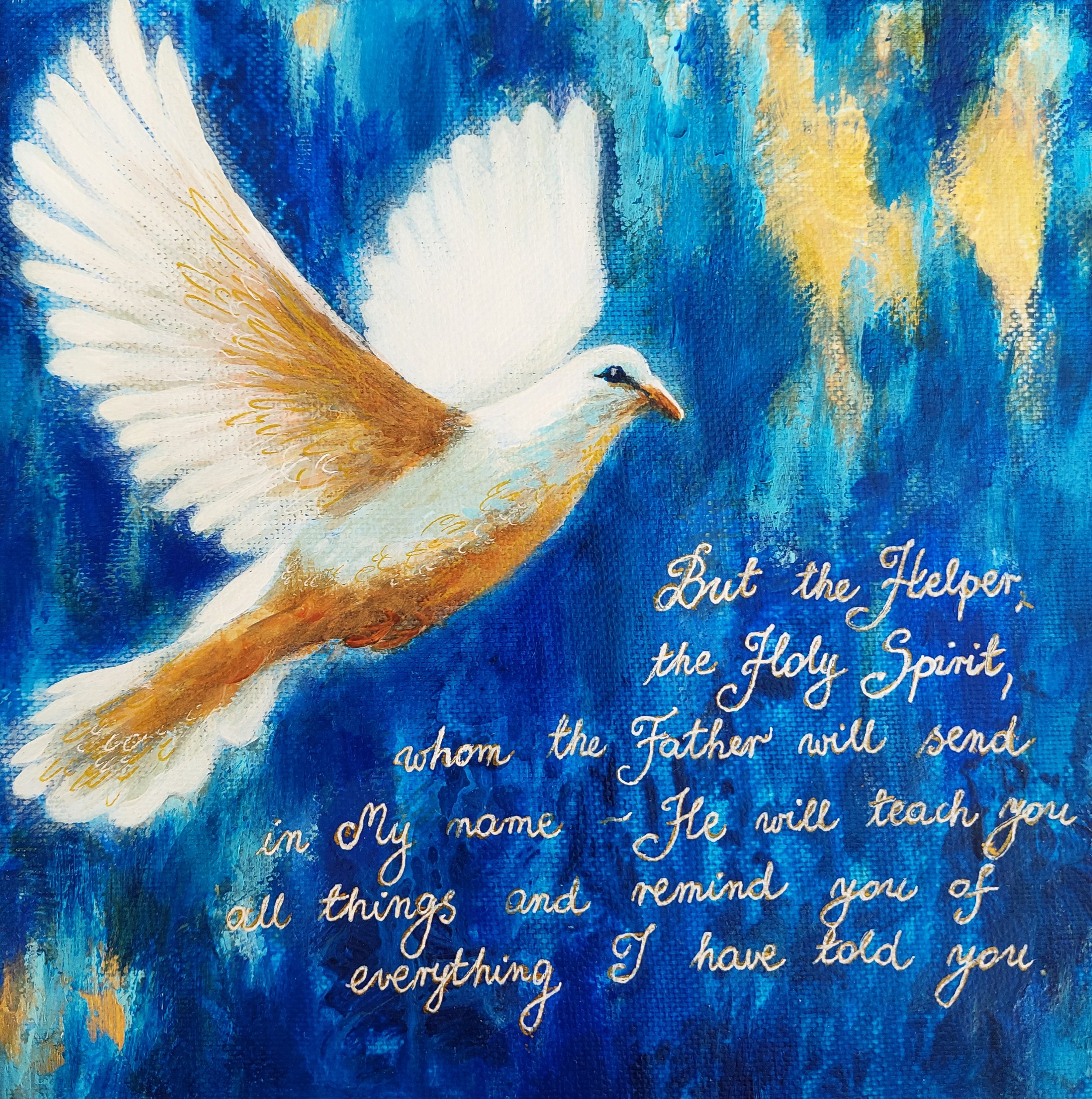 "The Helper" Oil Painting