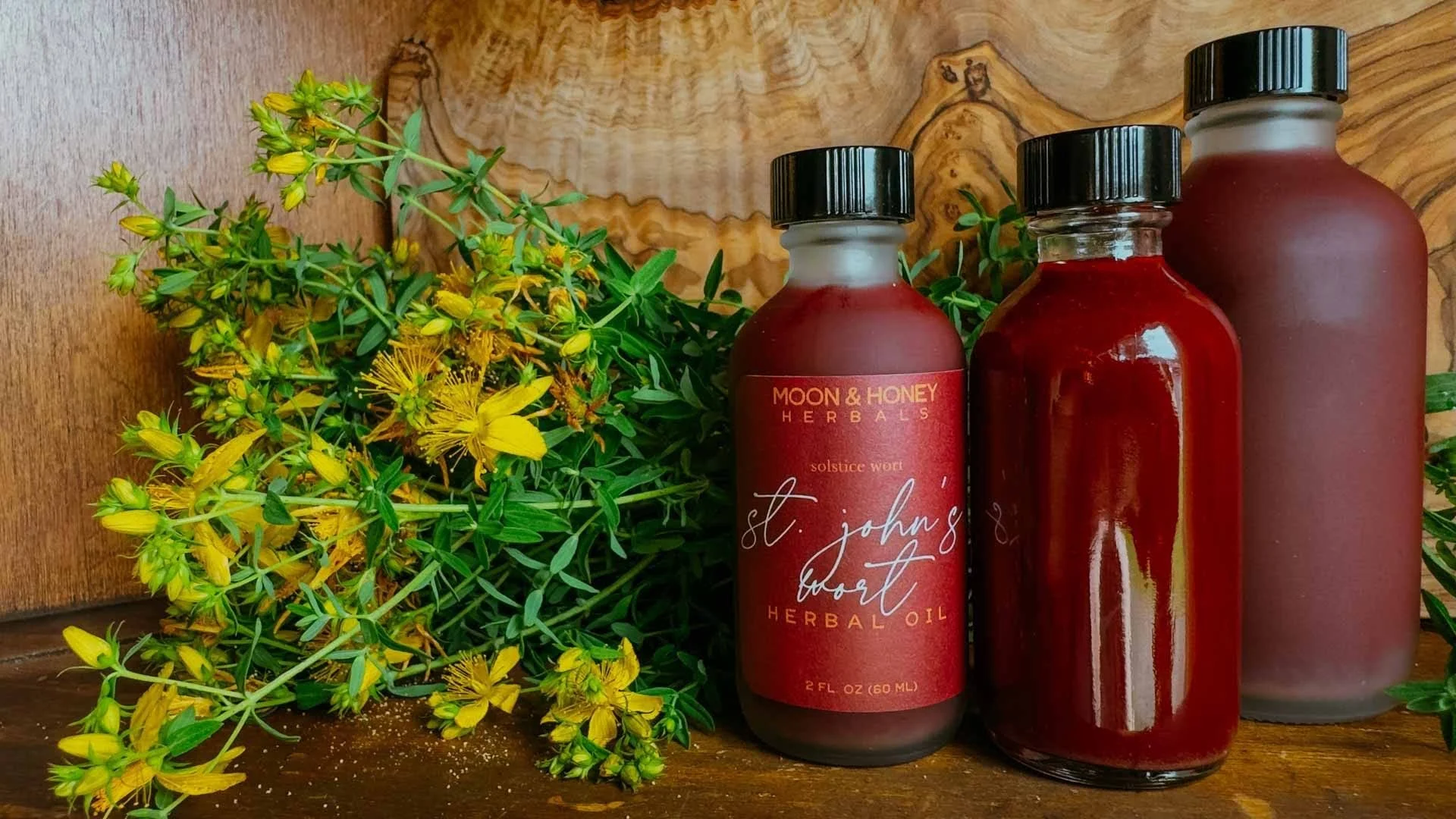 Traditional St Johns Wort Oil Handmade in Oakland.jpg