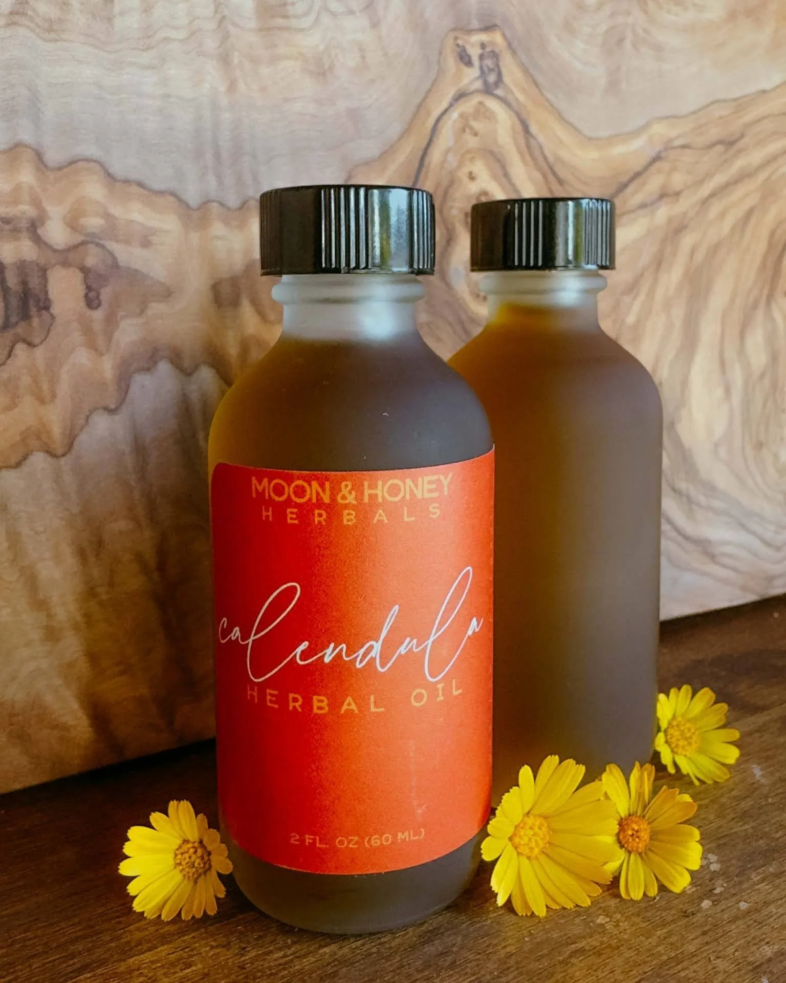 Calendula Herbal Oil | Botanical Infused Body Oil | Moon & Honey.jpg