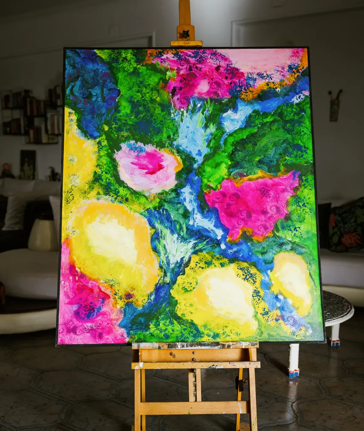  Overflow  
Acrylic on Canvas 60 × 80 cm