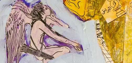 Visual Arts and Mixed Media: Multi-Layered Composition
