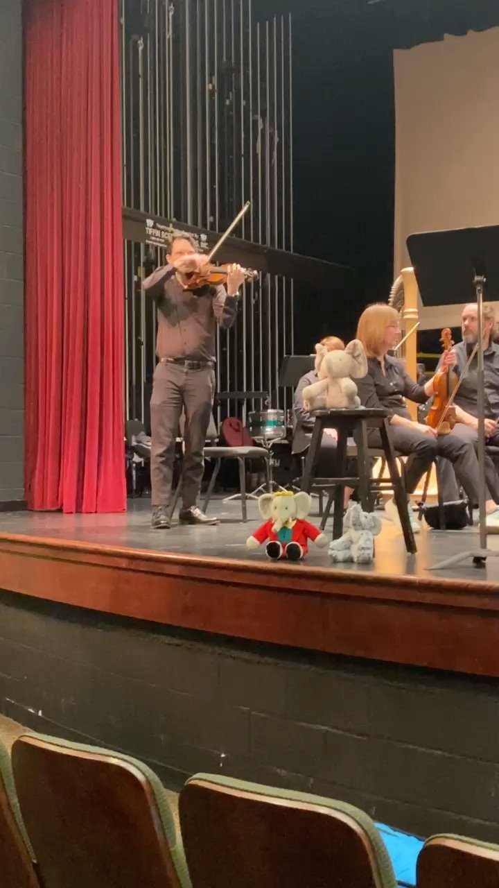 Aaron Yarmel soloing at the Family Concert the Story of Babar.jpeg
