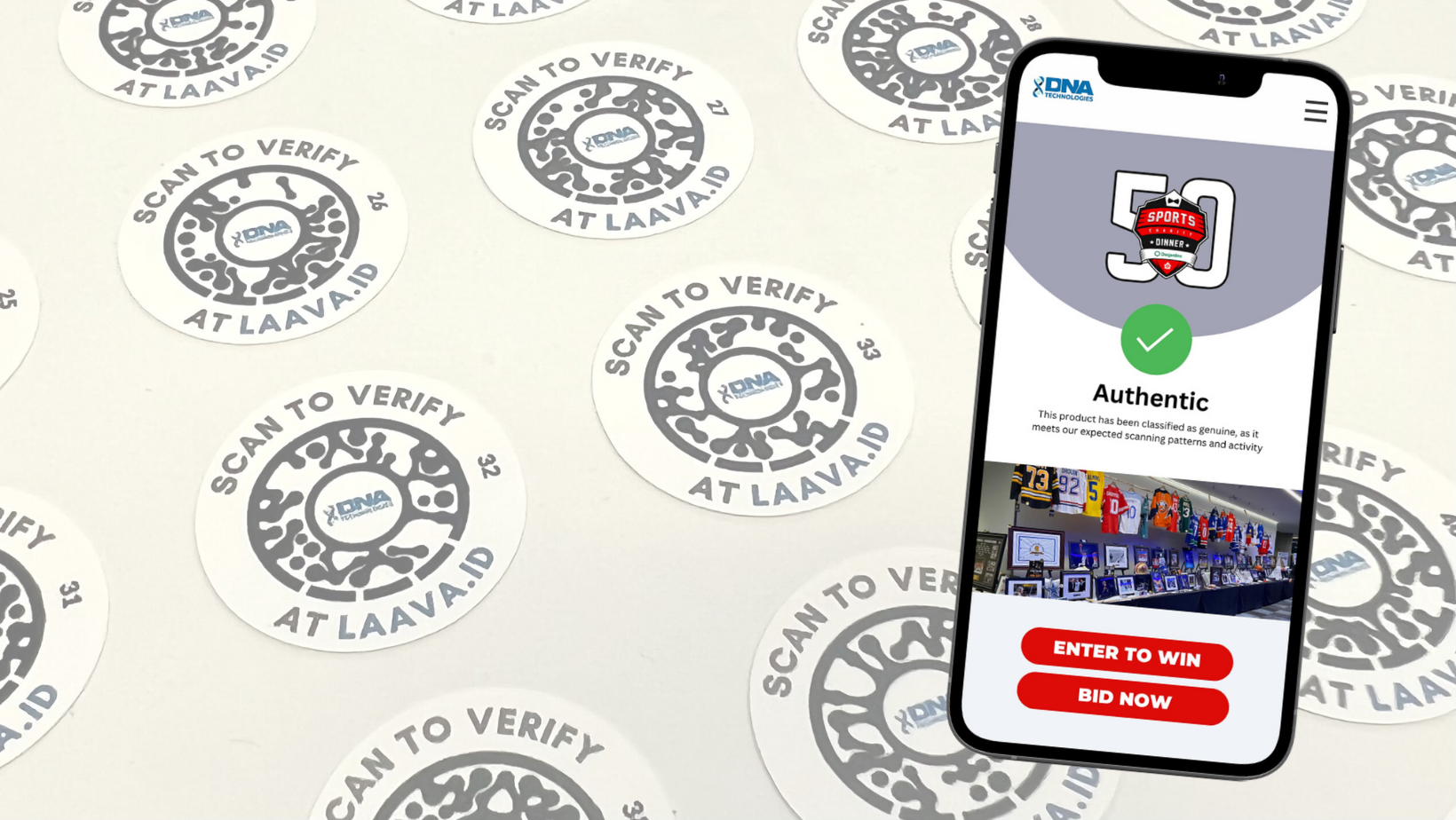 Game changing solution for sports memorabilia authentication