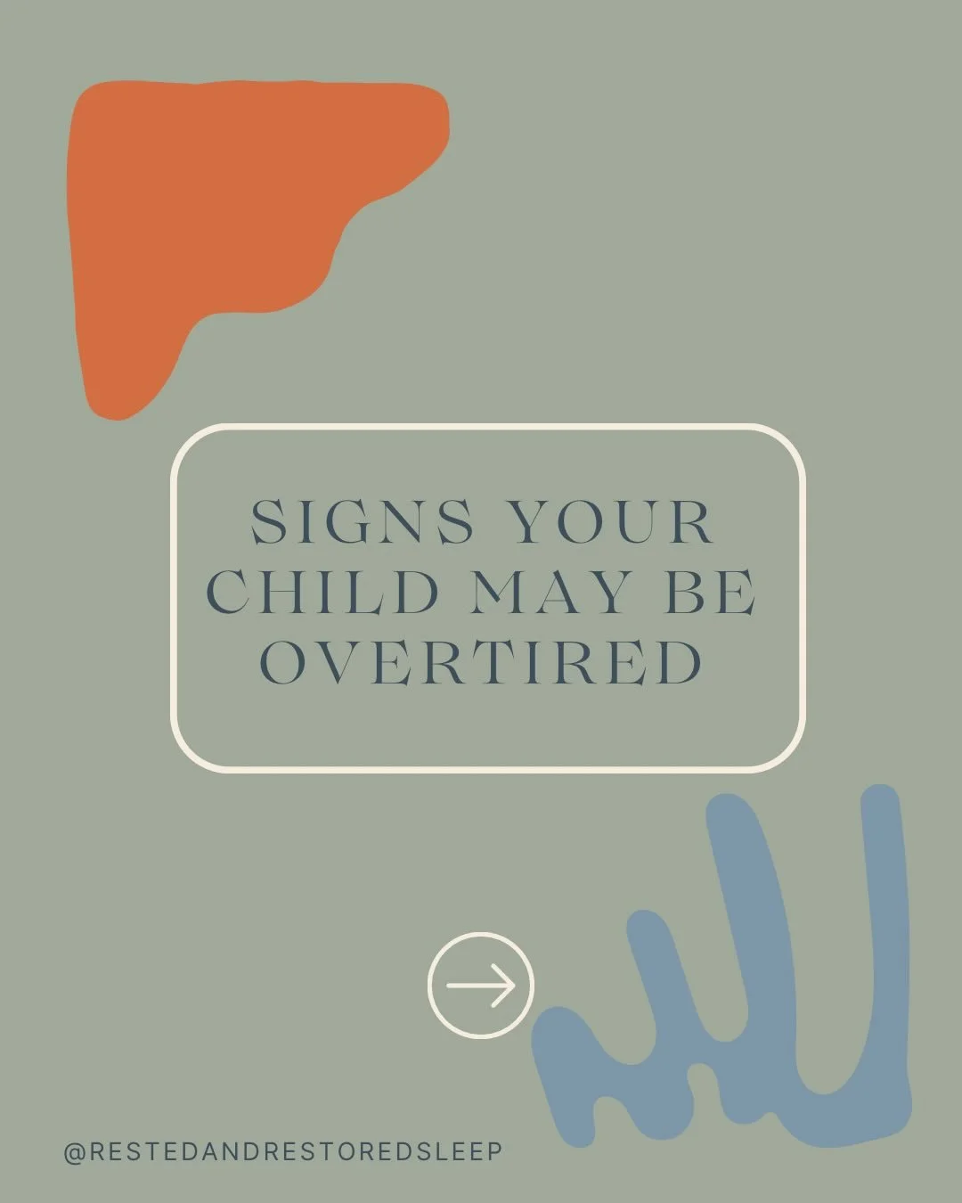 😴 Is your child overtired? It might not look the way you think.

Overtiredness can show up as:
✨ Increased fussiness and irritability
✨ Short naps (20&ndash;30 minutes)
✨ &ldquo;False starts&rdquo; after bedtime
✨ Difficulty falling asleep
✨ Frequen