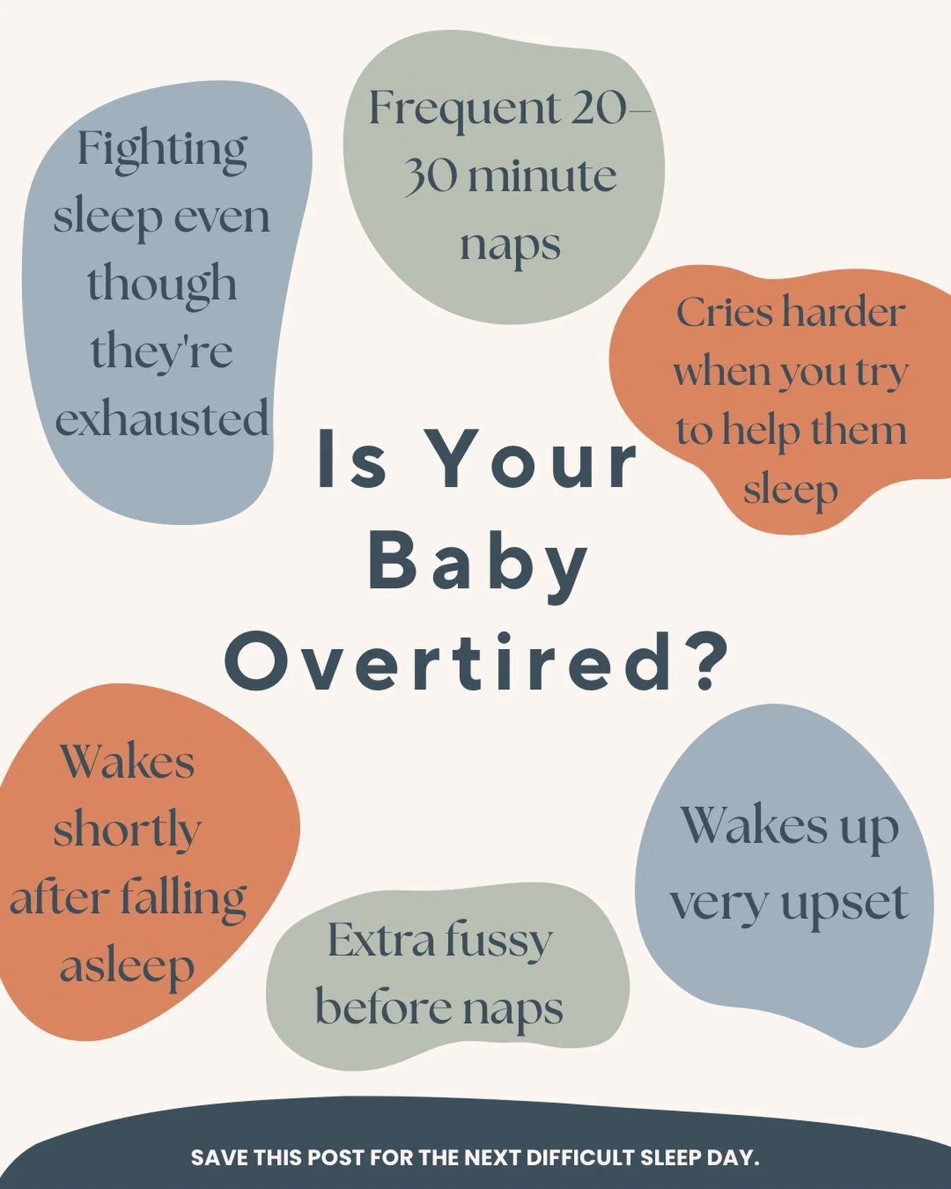 A well-rested child actually sleeps much better, stays asleep longer, and falls asleep with fewer struggles. 

When a baby or toddler gets enough rest, their body stays calm and relaxed. But when they miss their ideal bedtime window, their body goes 