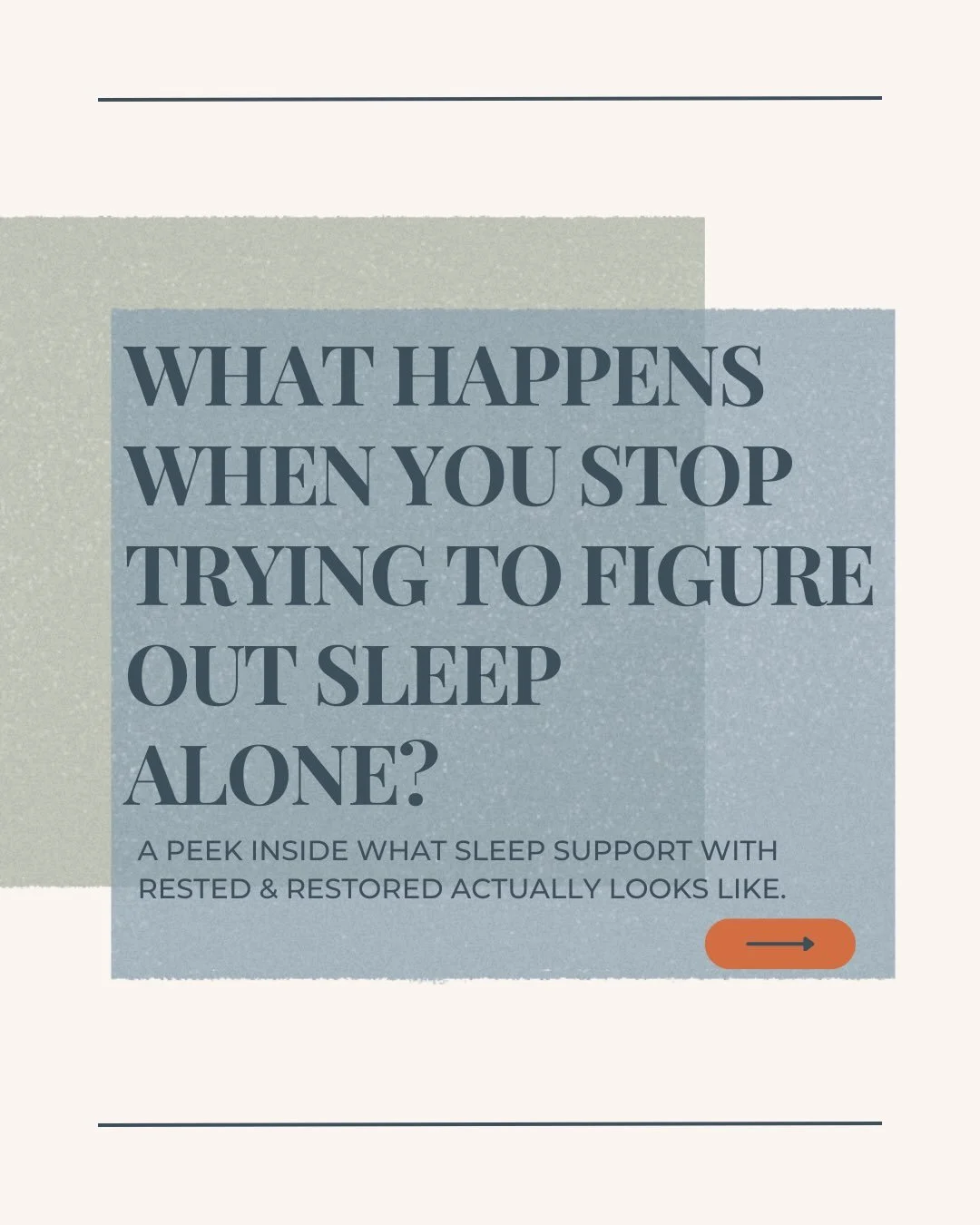 You don&rsquo;t have to figure out your child&rsquo;s sleep alone. ⭐️

When sleep is hard, it&rsquo;s easy to second-guess everything:

Am I doing the right thing?
What should I change?
Is this normal?

That&rsquo;s exactly where personalized sleep s