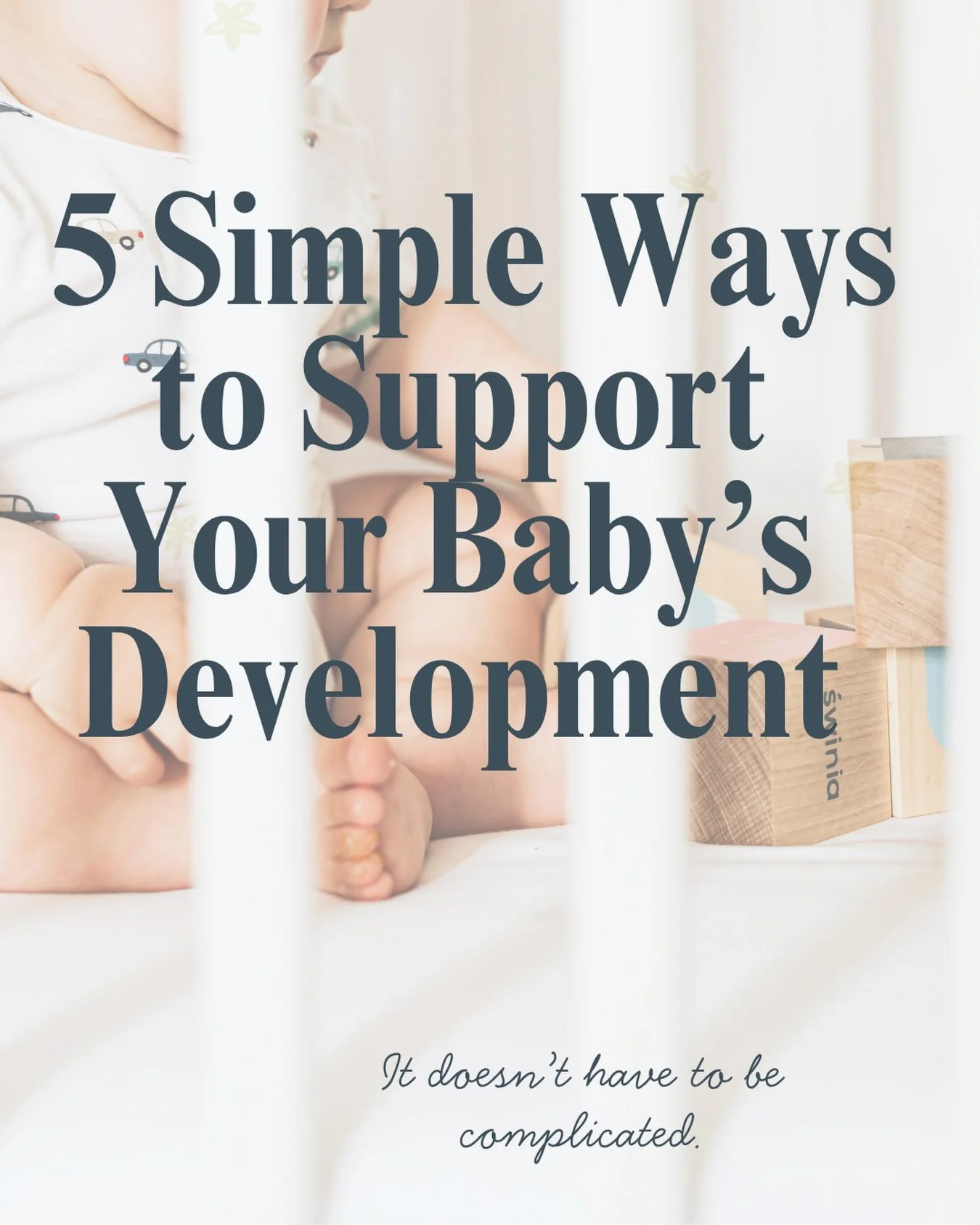 5 simple ways to support your baby&rsquo;s development 🤍

You don&rsquo;t need complicated activities or expensive toys. So much learning happens through the everyday moments you share together.

✨ Create a safe space to explore: Give your baby oppo