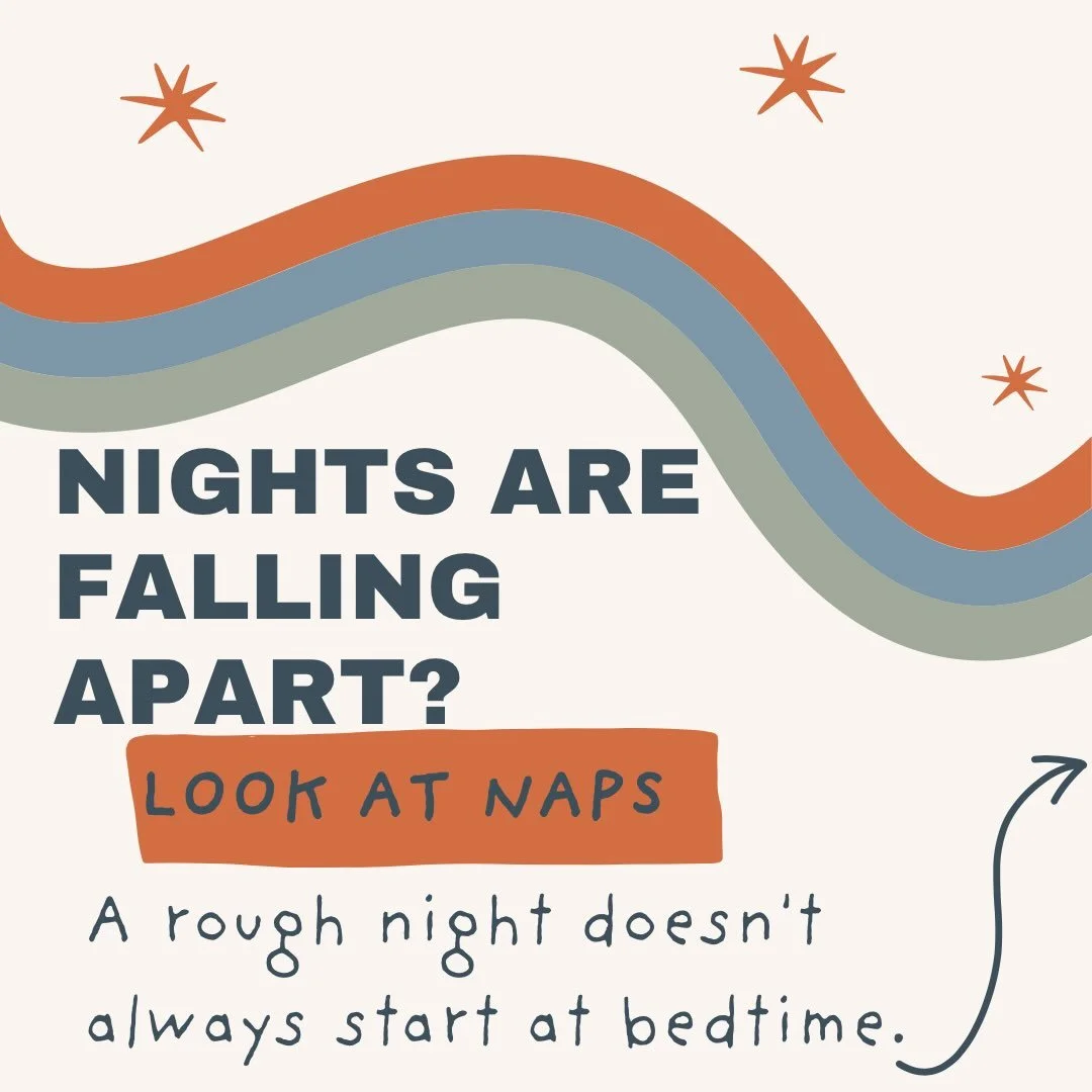 If bedtime has suddenly become a struggle, don&rsquo;t forget to look at what happened BEFORE bedtime. 👀

Your baby&rsquo;s daytime sleep and nighttime sleep are connected.

Sometimes too much daytime sleep can mean your baby doesn&rsquo;t have enou
