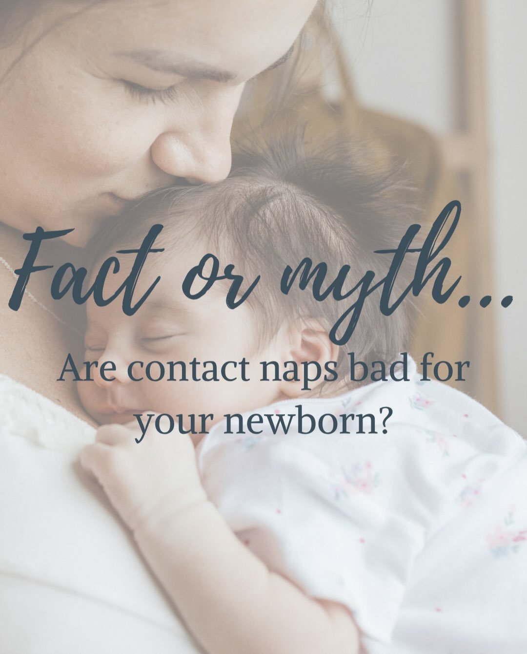 If your newborn will only sleep in your arms right now&hellip; you are not creating a bad habit. ❤️

Newborns are not meant to have independent sleep figured out yet. They need closeness, support, and lots of help regulating their little bodies.

So 