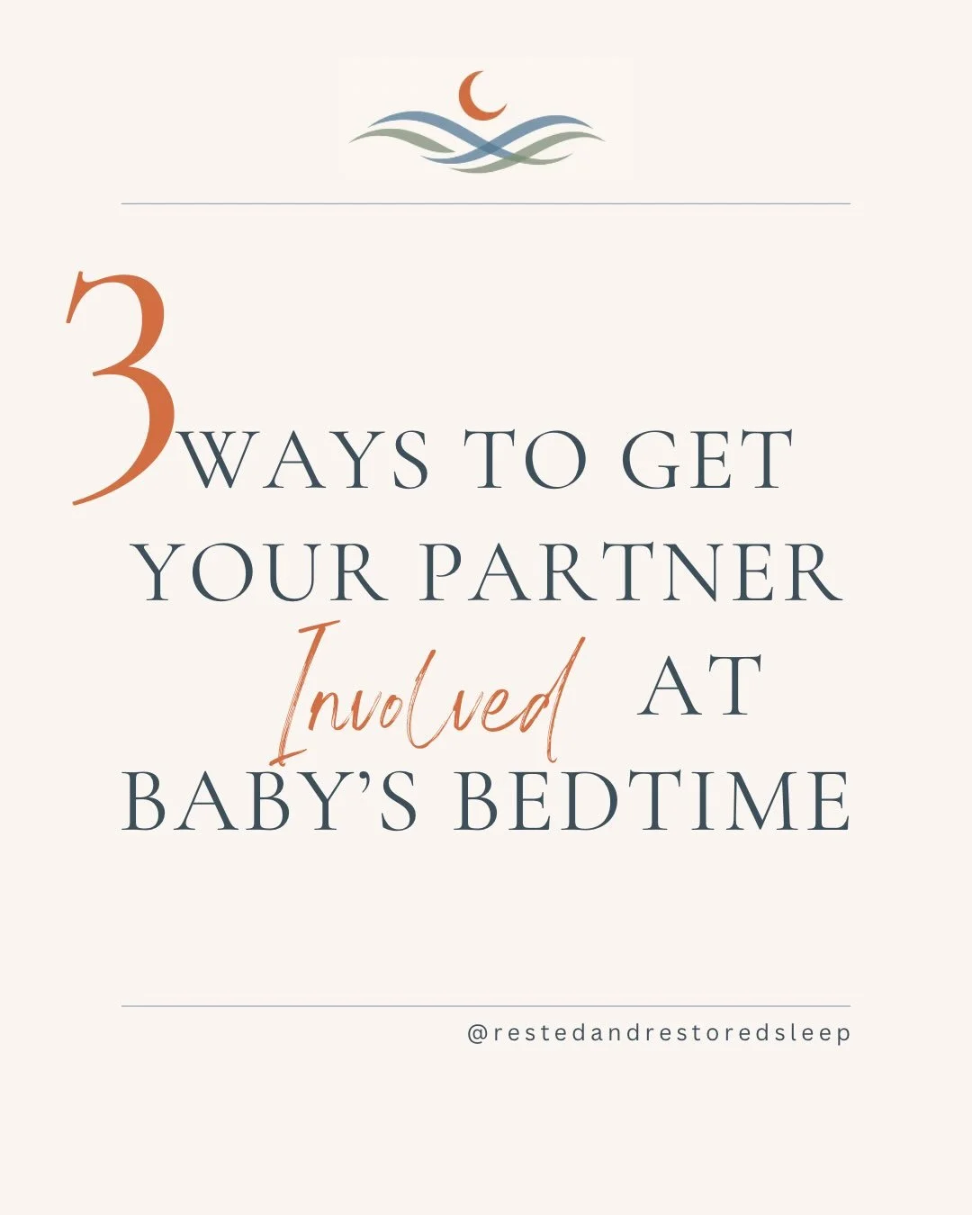 Want to make bedtime feel a little less stressful&mdash;and a lot more shared? Get your partner involved! 💤

Bedtime doesn&rsquo;t have to be one parent&rsquo;s job. When both parents participate in the routine, your child gets to experience bedtime
