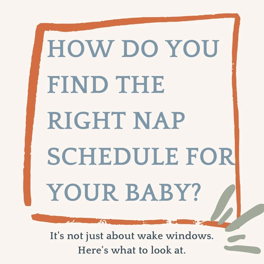 Finding the right nap schedule for your baby can feel like a guessing game. 😴

But here&rsquo;s the thing: wake windows are just one piece of the puzzle!

When figuring out a schedule that works for YOUR little one, consider:

🤍 Age-appropriate wak