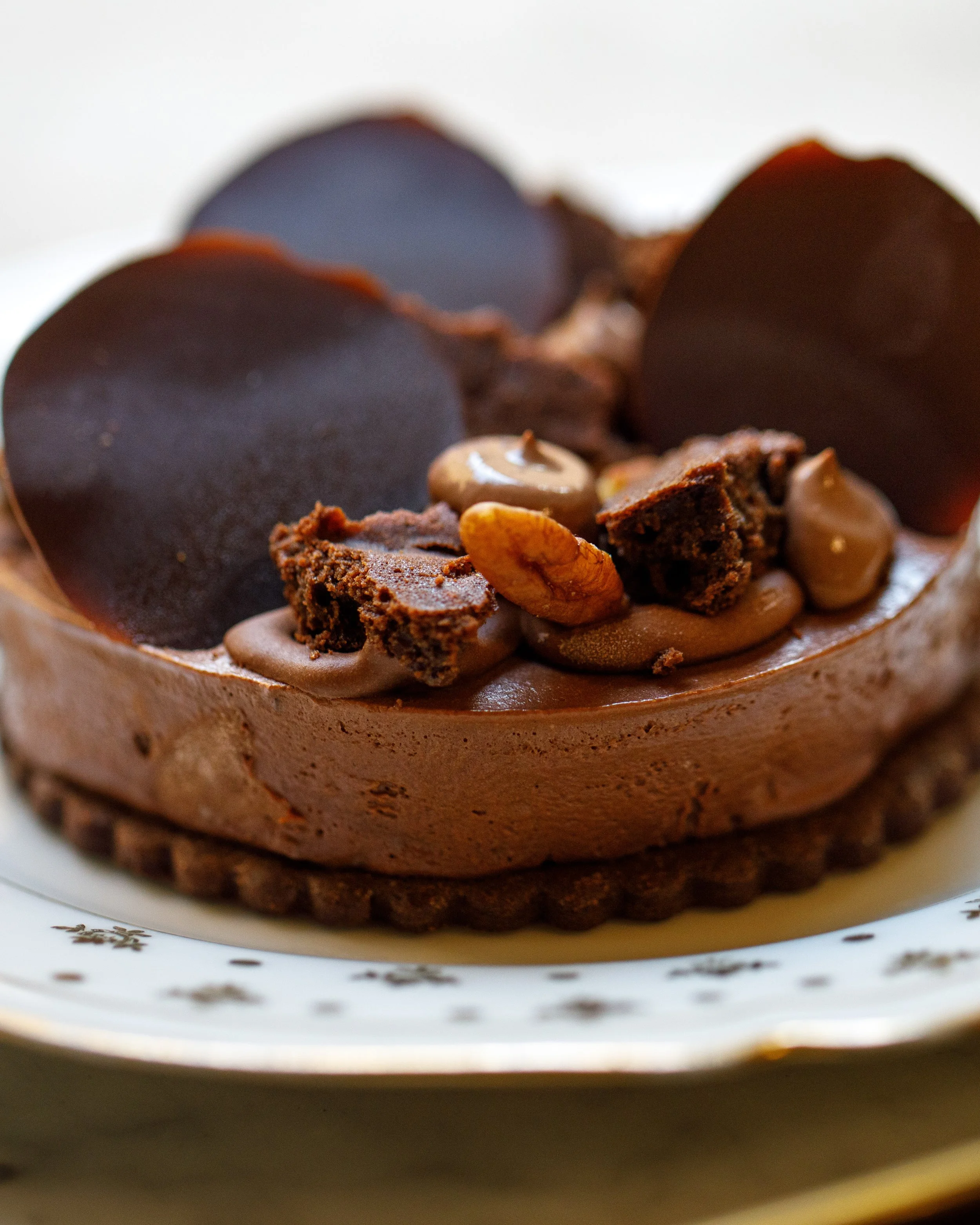 Glace pâtissière chocolat création estivale de la pâtisserie Chez Apolline à Montpellier