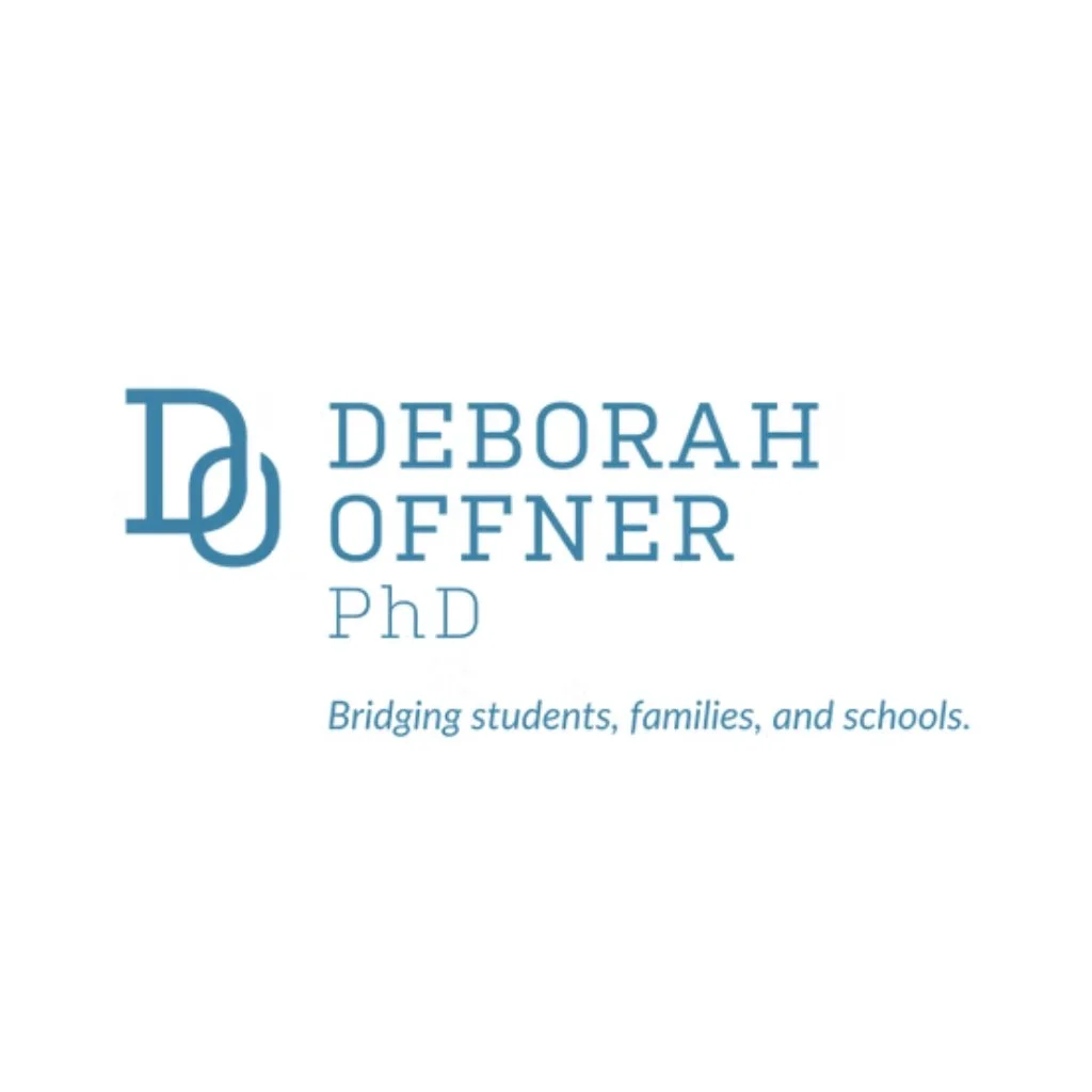 Logo with initials 'D' and 'O' for Deborah Ofner, PhD, with the tagline 'Bridging students, families, and schools.'