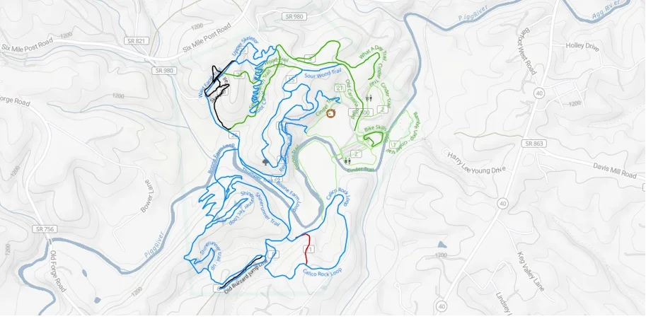Waid Park mountain biking