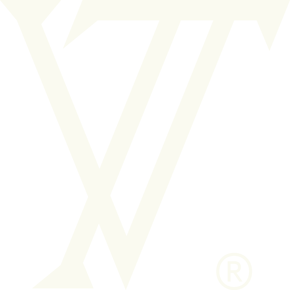 Black logo with white stylized letter 'V' and a registered trademark symbol.