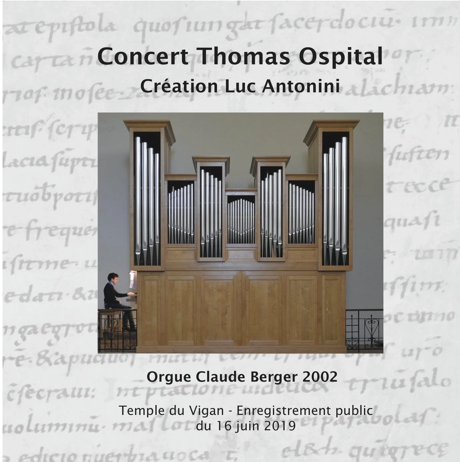 Thomas Ospital - Orgue au Temple du Vigan