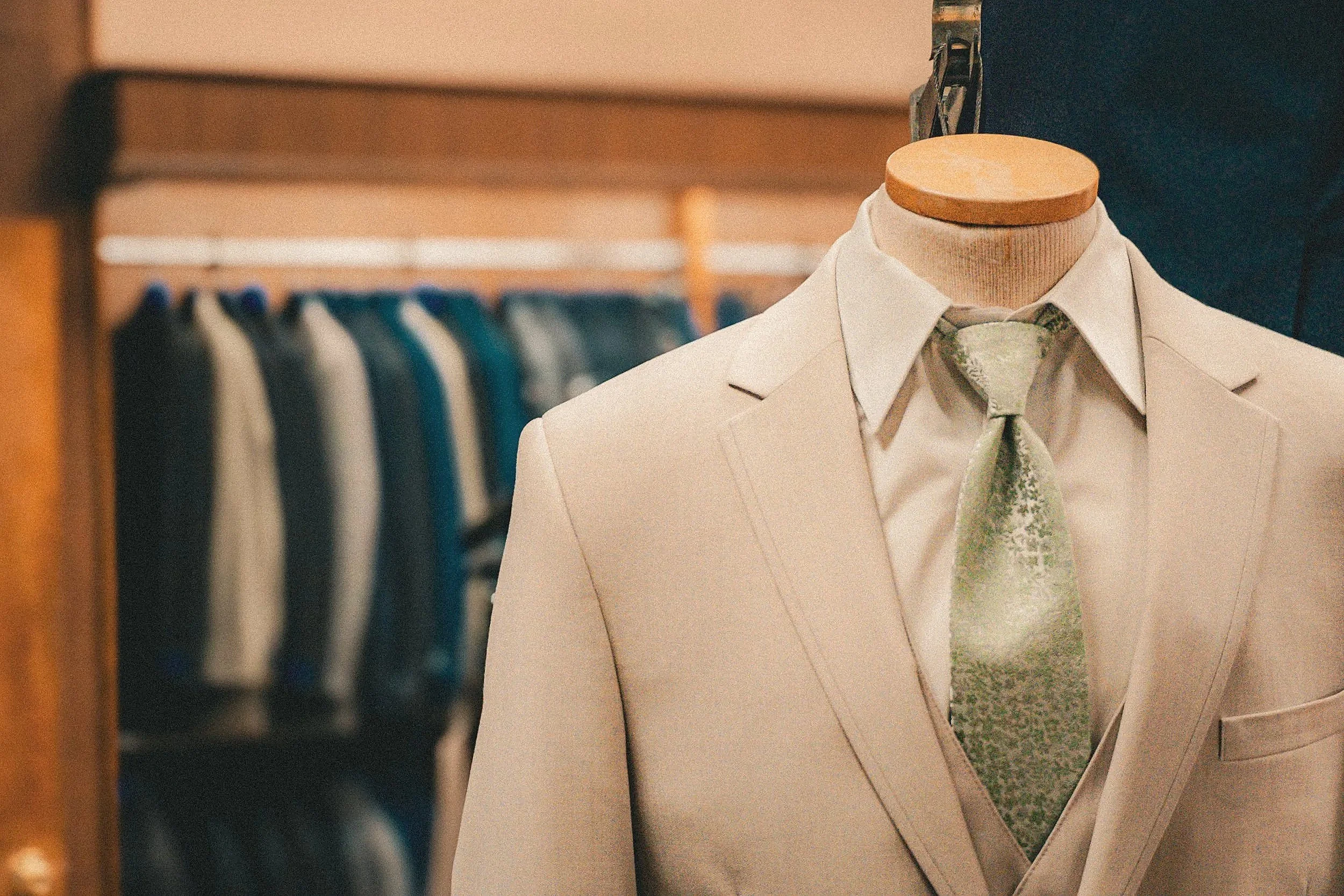 Tan Rental Suit