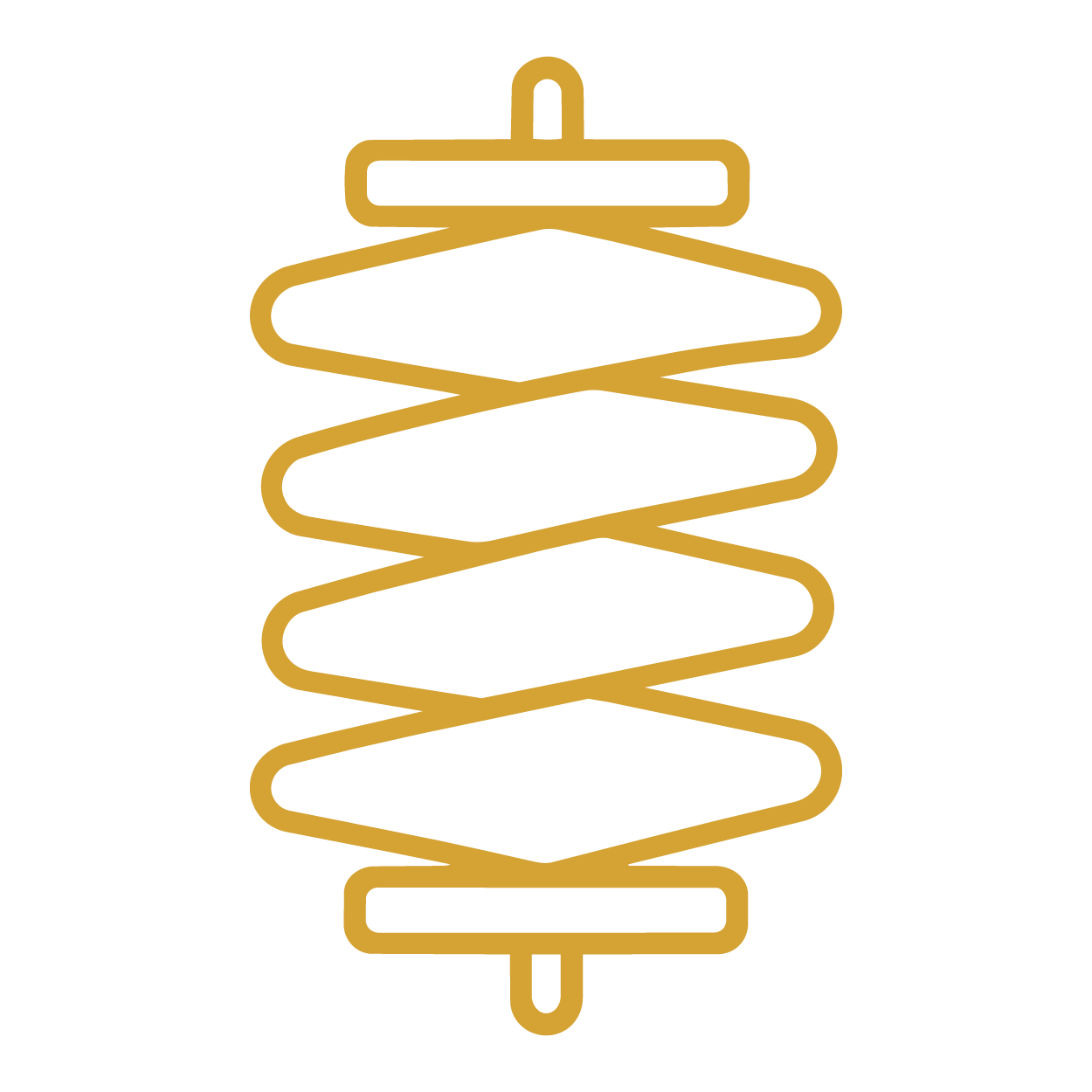 Air ride suspension icon representing smoother freight transport