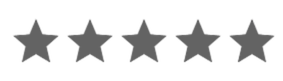 Seven gray stars in a row