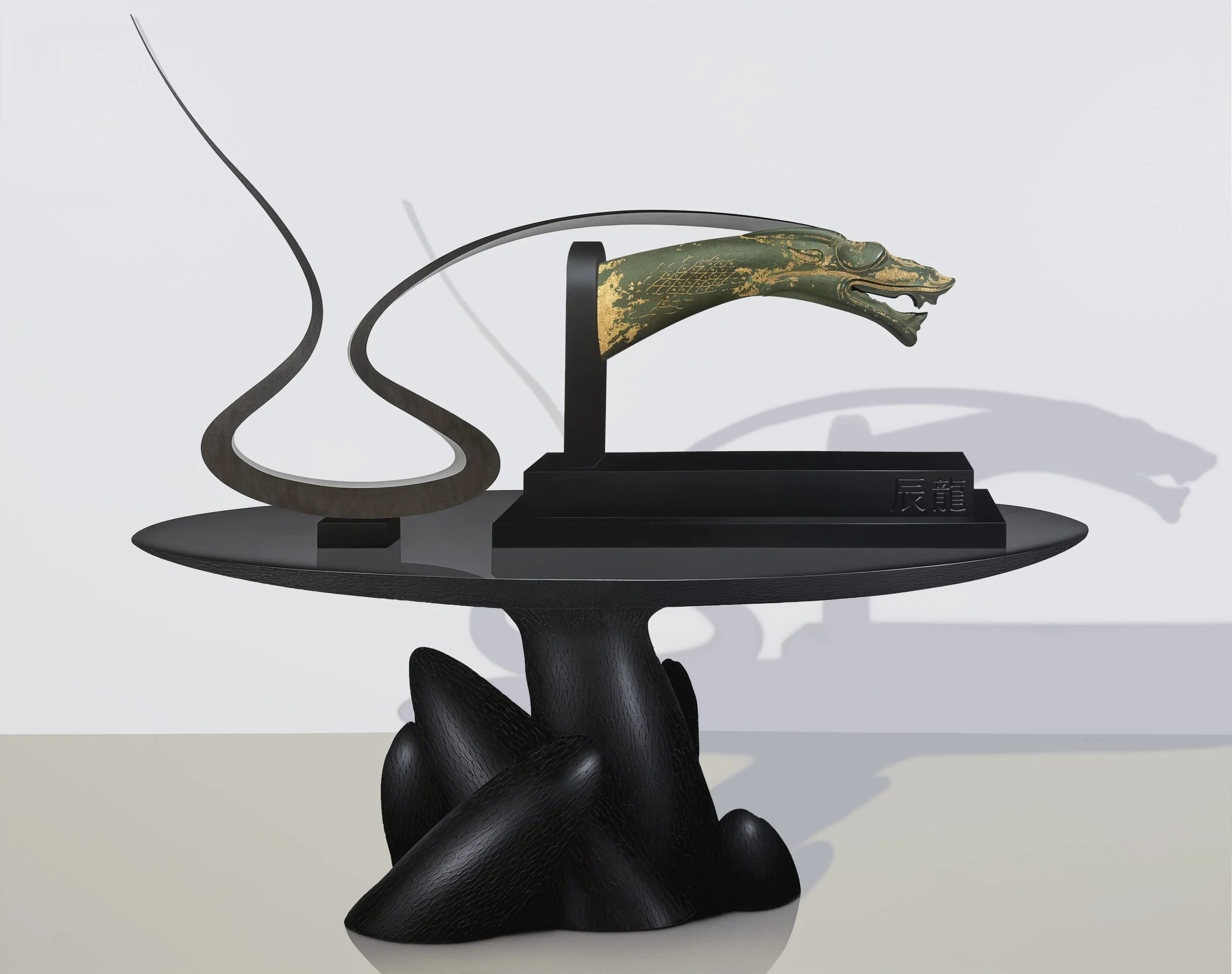 “Dragon 辰龍”, 2026, acrylic on linen canvas, 135 x 170 cm, 53 1/8 x 66 7/8 in