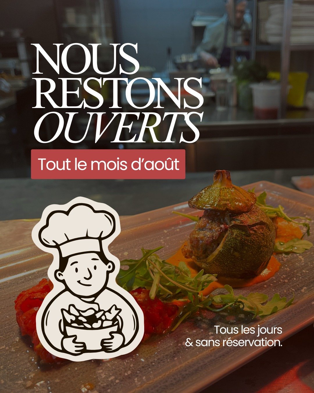 Bonne nouvelle : on reste ouverts tout le mois d'ao&ucirc;t ! ☀️🍽️ 
Tous les jours et sans r&eacute;servation, notre &eacute;quipe vous attend avec le sourire 👨&zwj;🍳 &Agrave; tr&egrave;s vite chez La Brasserie de Tr&eacute;voux ! 📍

#brasseriefr