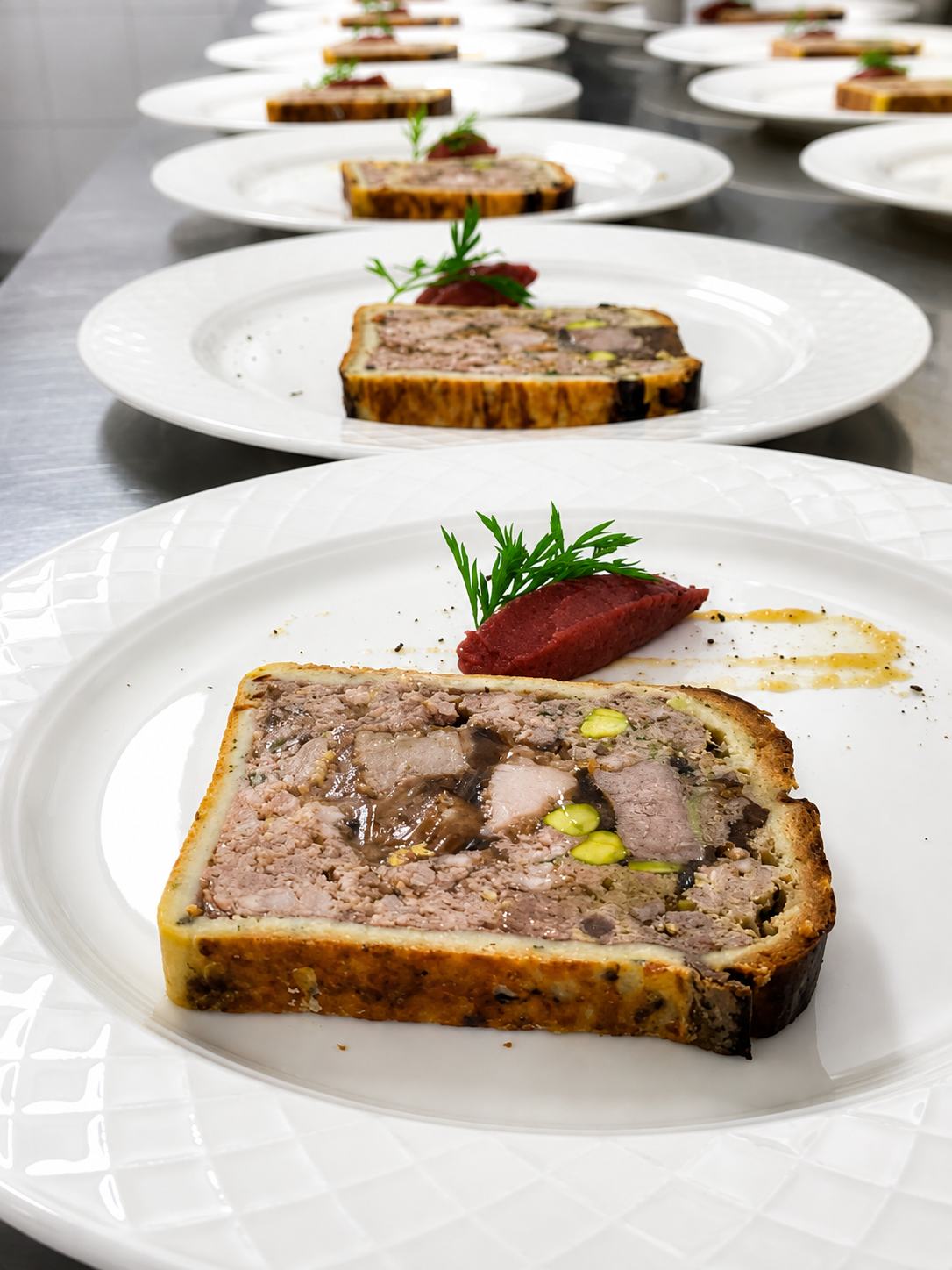 Le pâté en croute du chef Sébastien Lericolais.