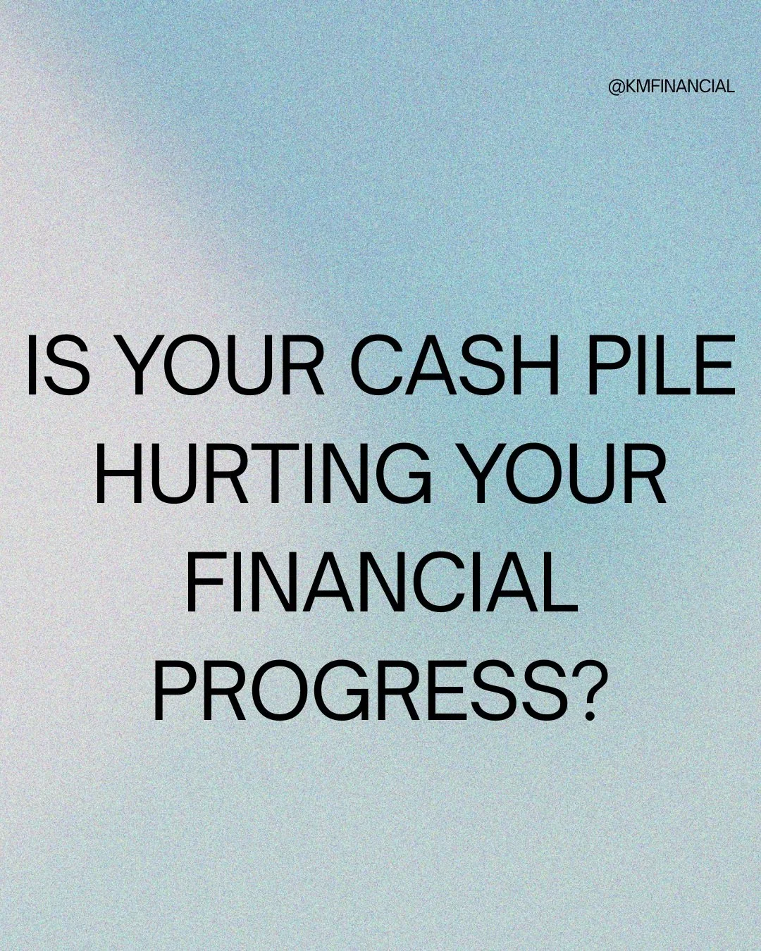 How much cash is too much cash? 

While the old saying "cash is king" may have some truth to it, it may not always fit in each person's situation, especially if you have "too much" cash. 

Cash has the main beneficial quality of &
