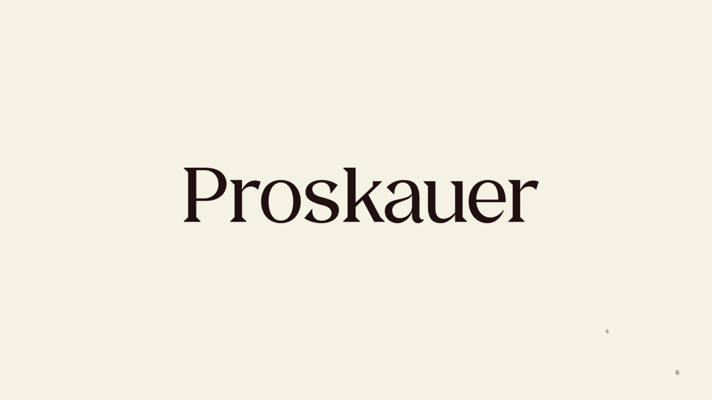 Proskauer Brand Refresh
