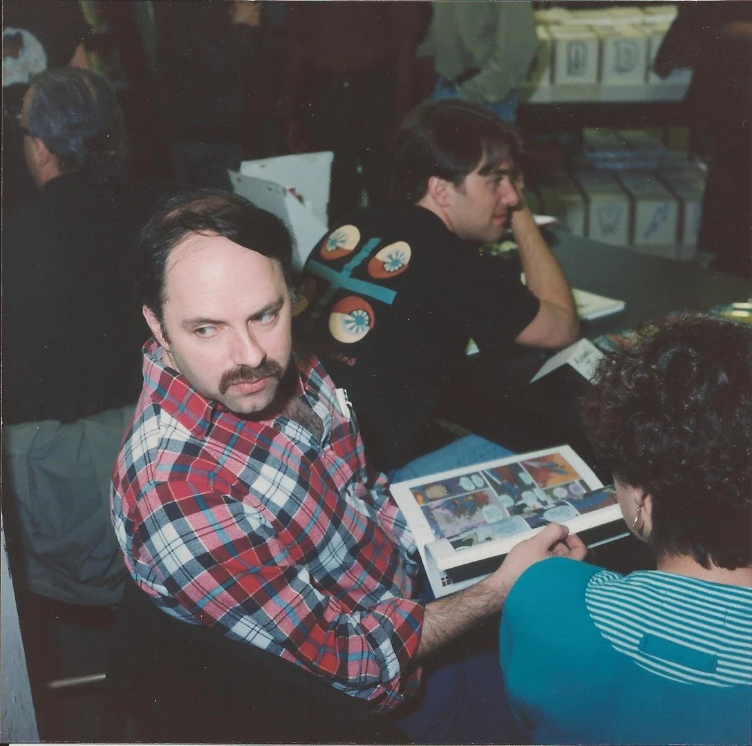 Michael T. Gilbert (front), Michael Allred (back).jpg