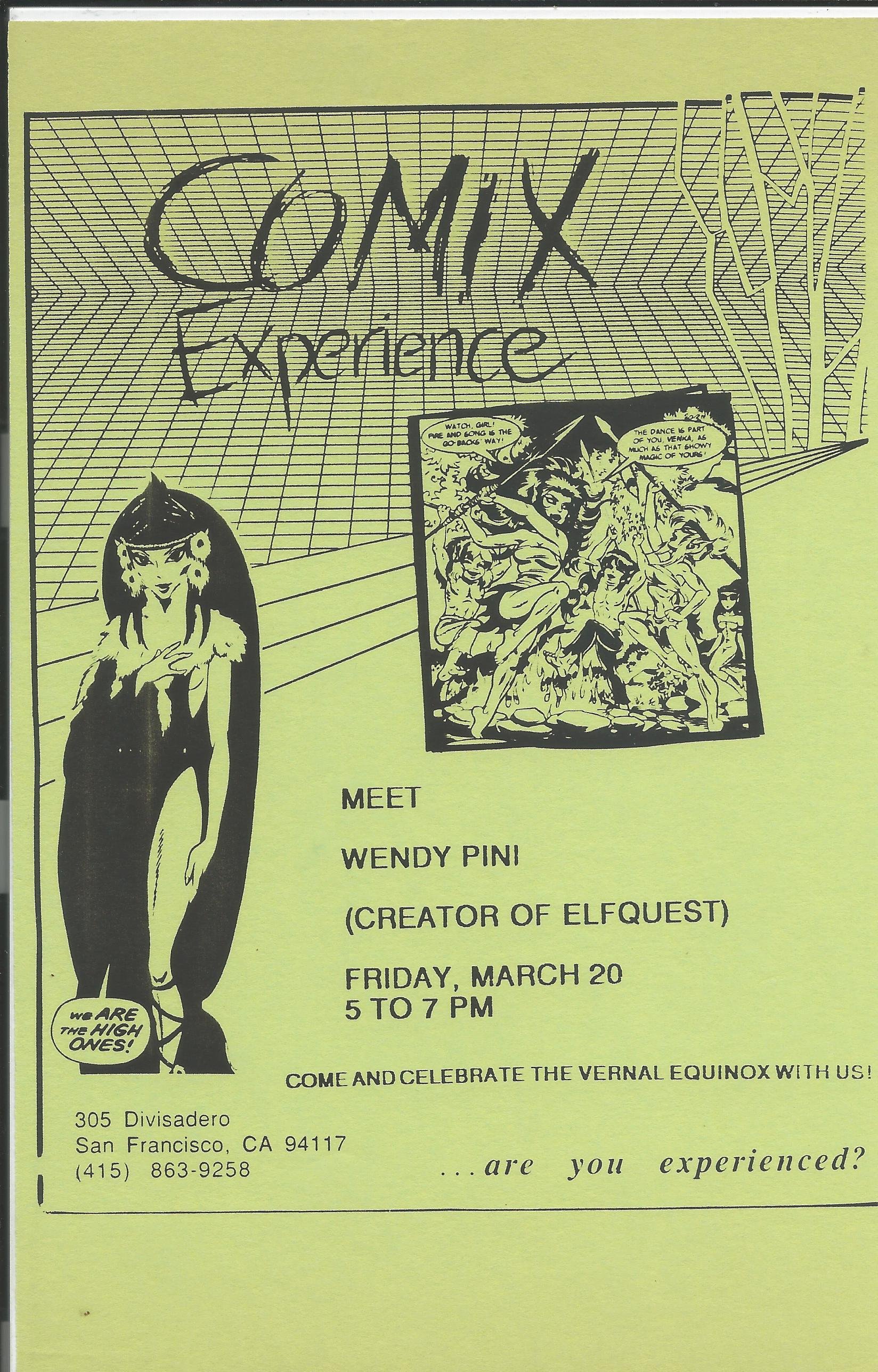 1992 0320 Wendy Pini Flier.jpg