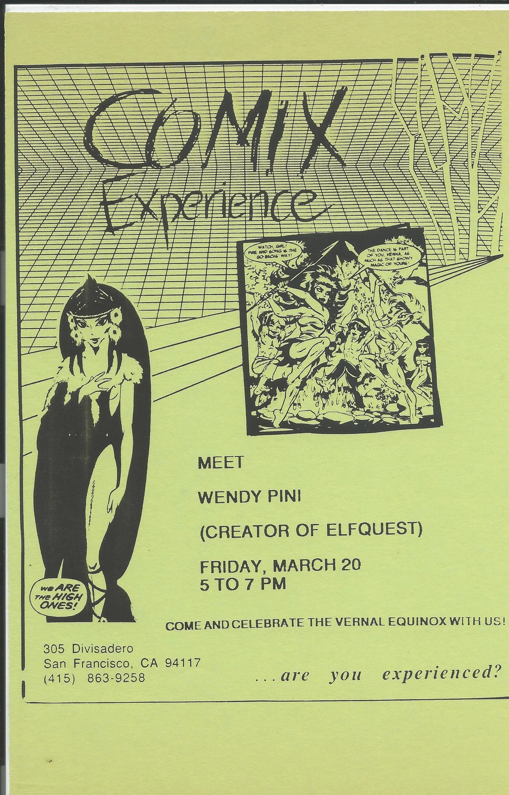 1992 0320 Wendy Pini Flier.jpg
