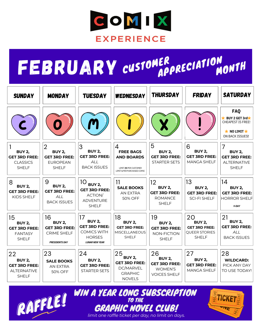 Customer Appreciation Month!!!