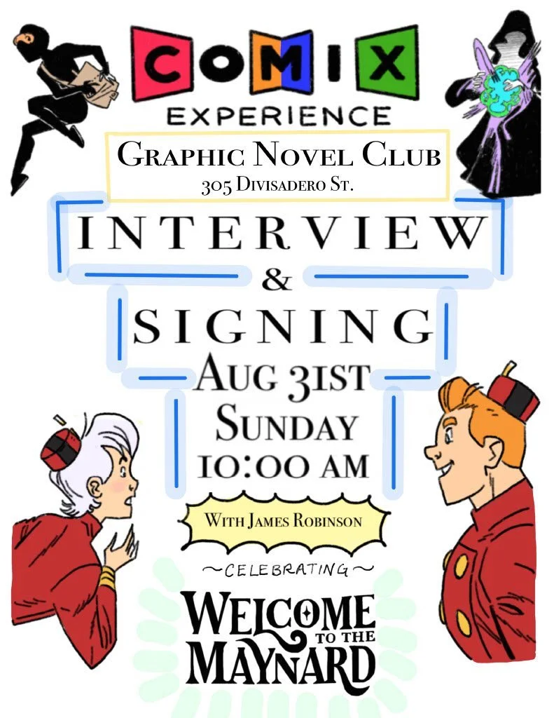 Live Q&amp;A, Interview &amp; Signing with James Robinson