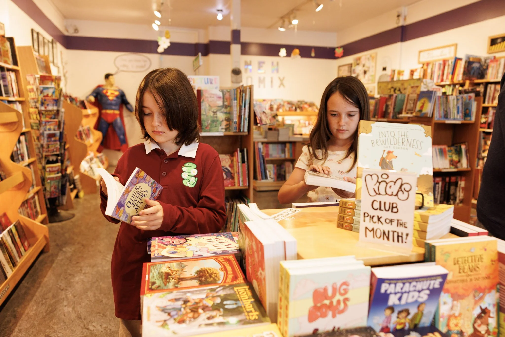 The Kids Graphic Novel Club by Comix Experience offering Monthly and Annual subscriptions. Each month, discover a thoughtfully selected graphic novel chosen to introduce young readers to fresh perspectives, diverse voices, and stories.