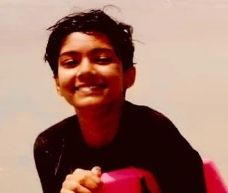 young boy smiling