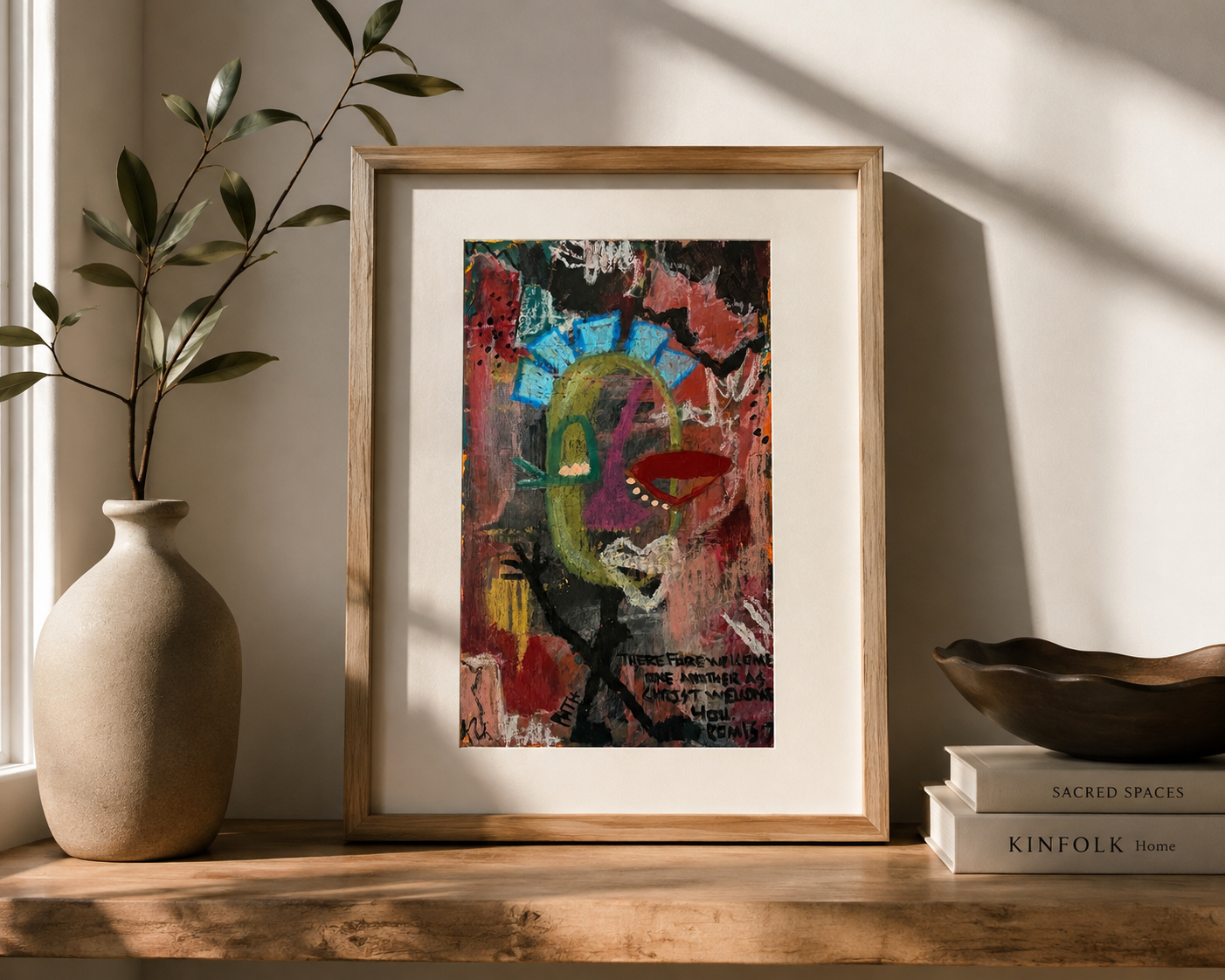 Hello There |
Oil Pastel & Acrylic |
Mixed Media Paper |
Approx. 7 × 11 in. |
Original artwork