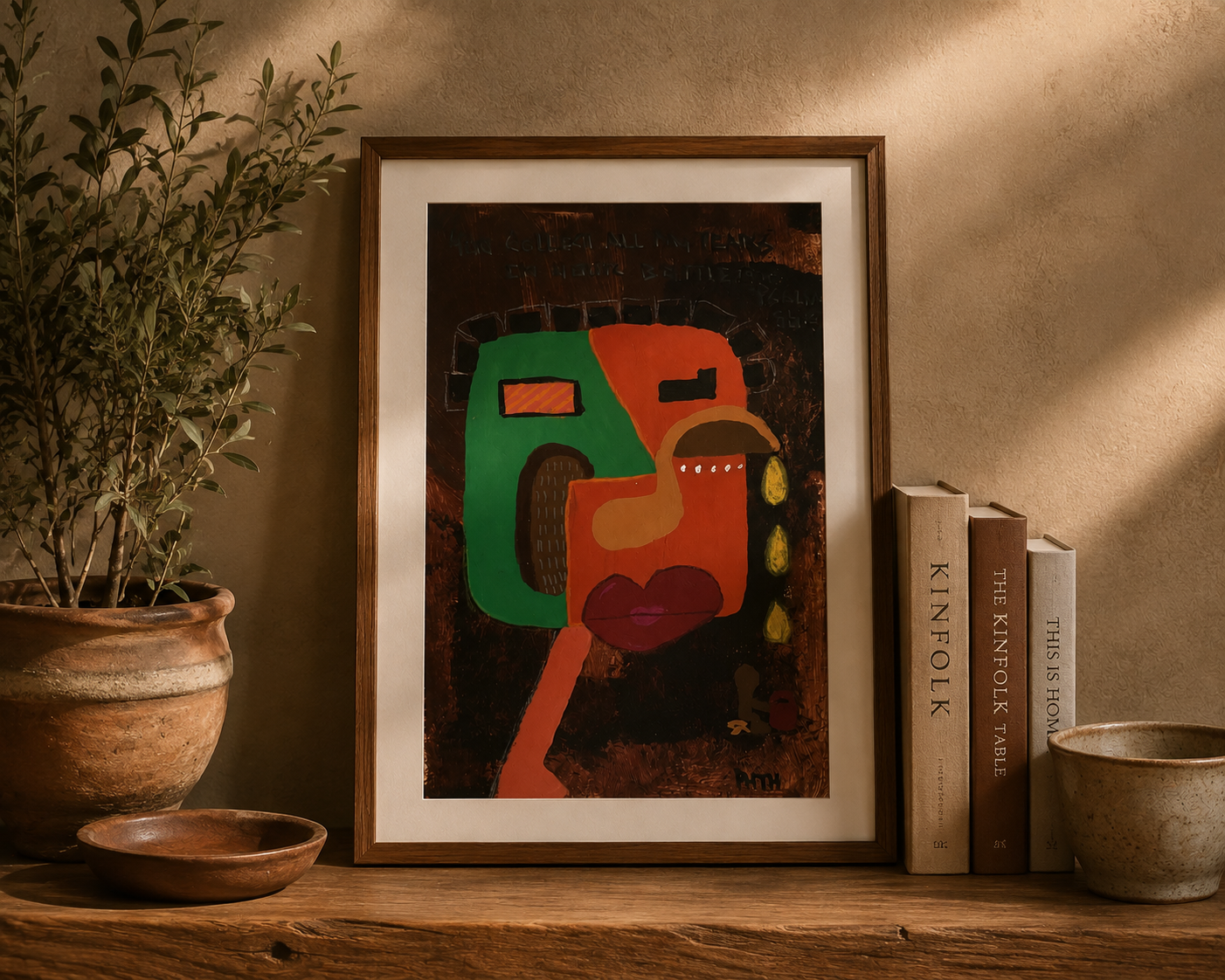 Collected Tears-2 |
Oil Pastel & Acrylic |
Mixed Media Paper |
Approx. 7 × 11 in. |
Original artwork